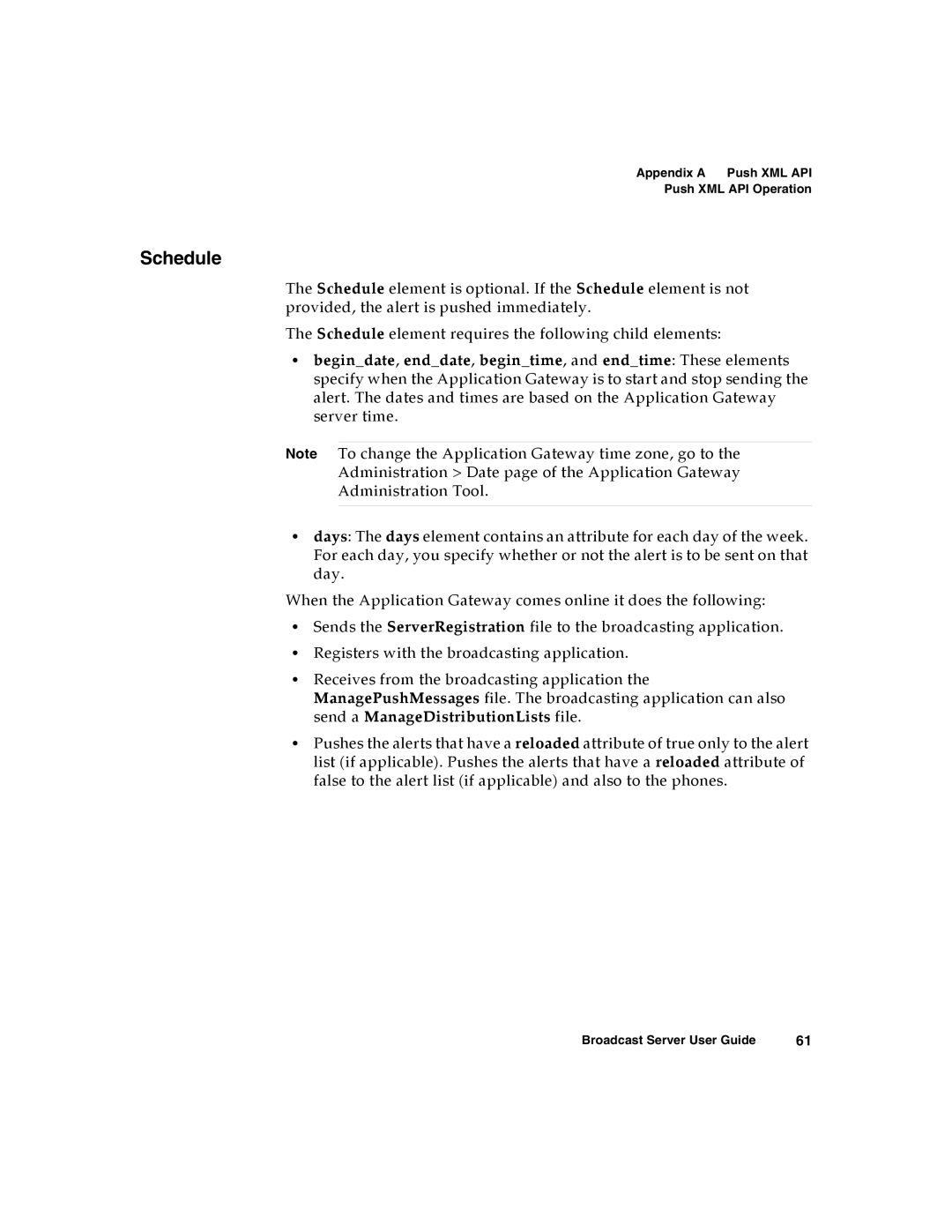 Nortel Networks Broadcast Server warranty Schedule 