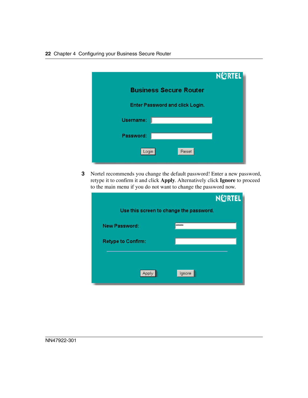 Nortel Networks BSR222 manual Configuring your Business Secure Router 