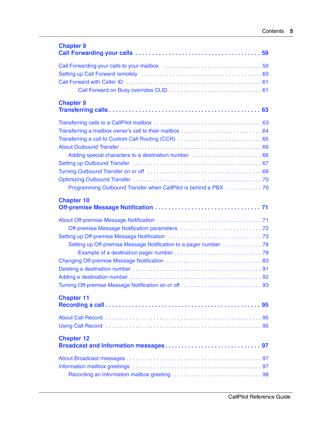 Nortel Networks CallPilot manual Chapter Recording a call 