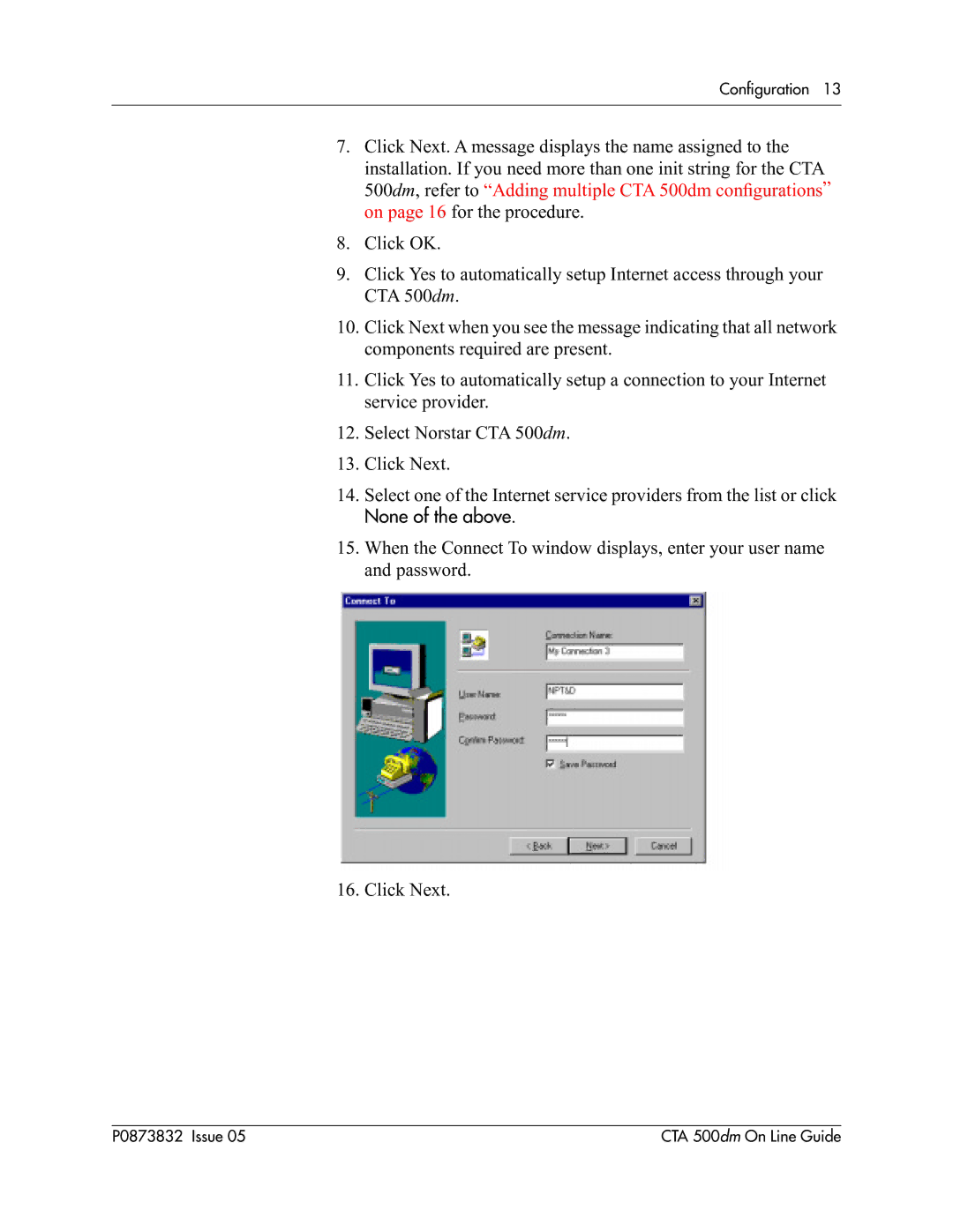 Nortel Networks CTA 500dm manual None of the above 