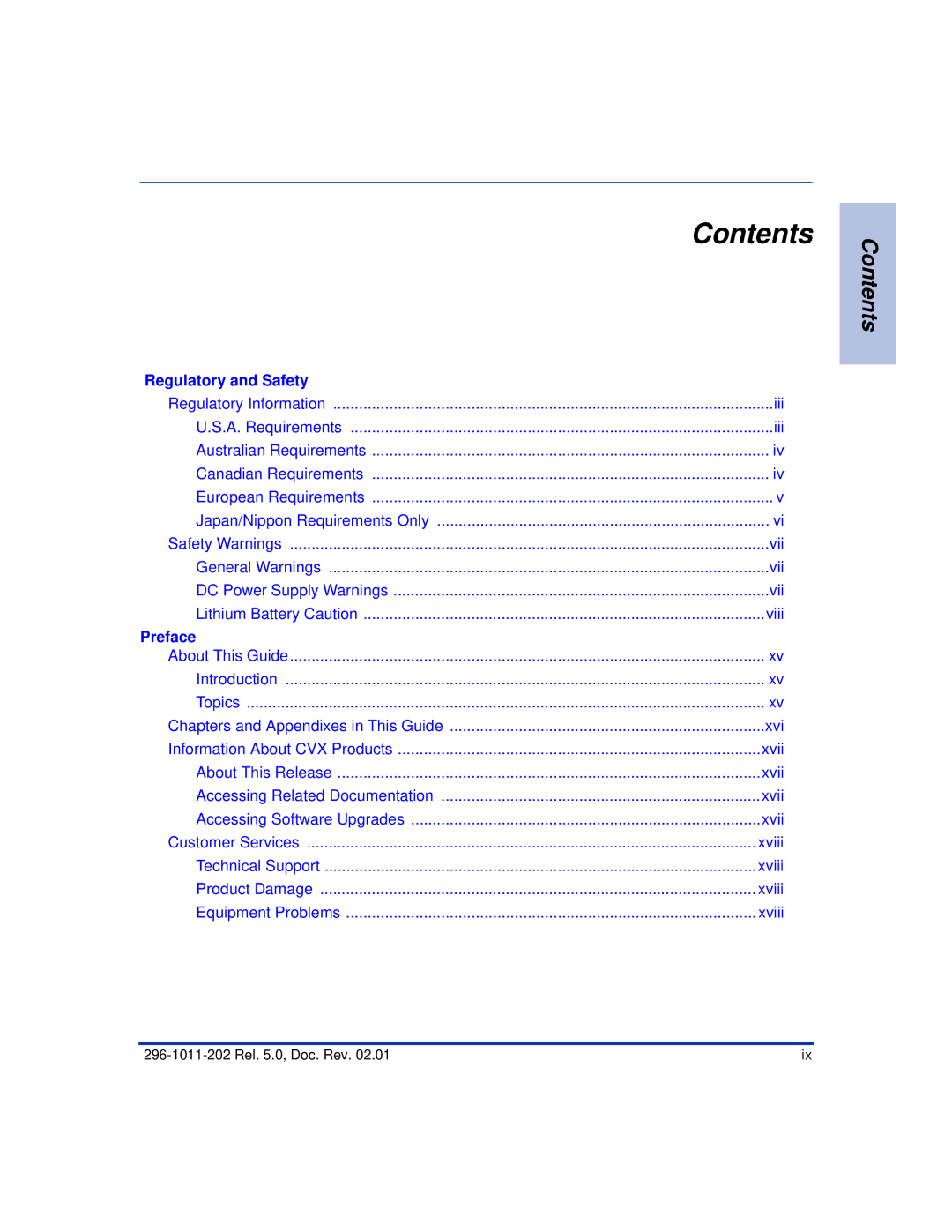 Nortel Networks CVX 600 manual Contents 