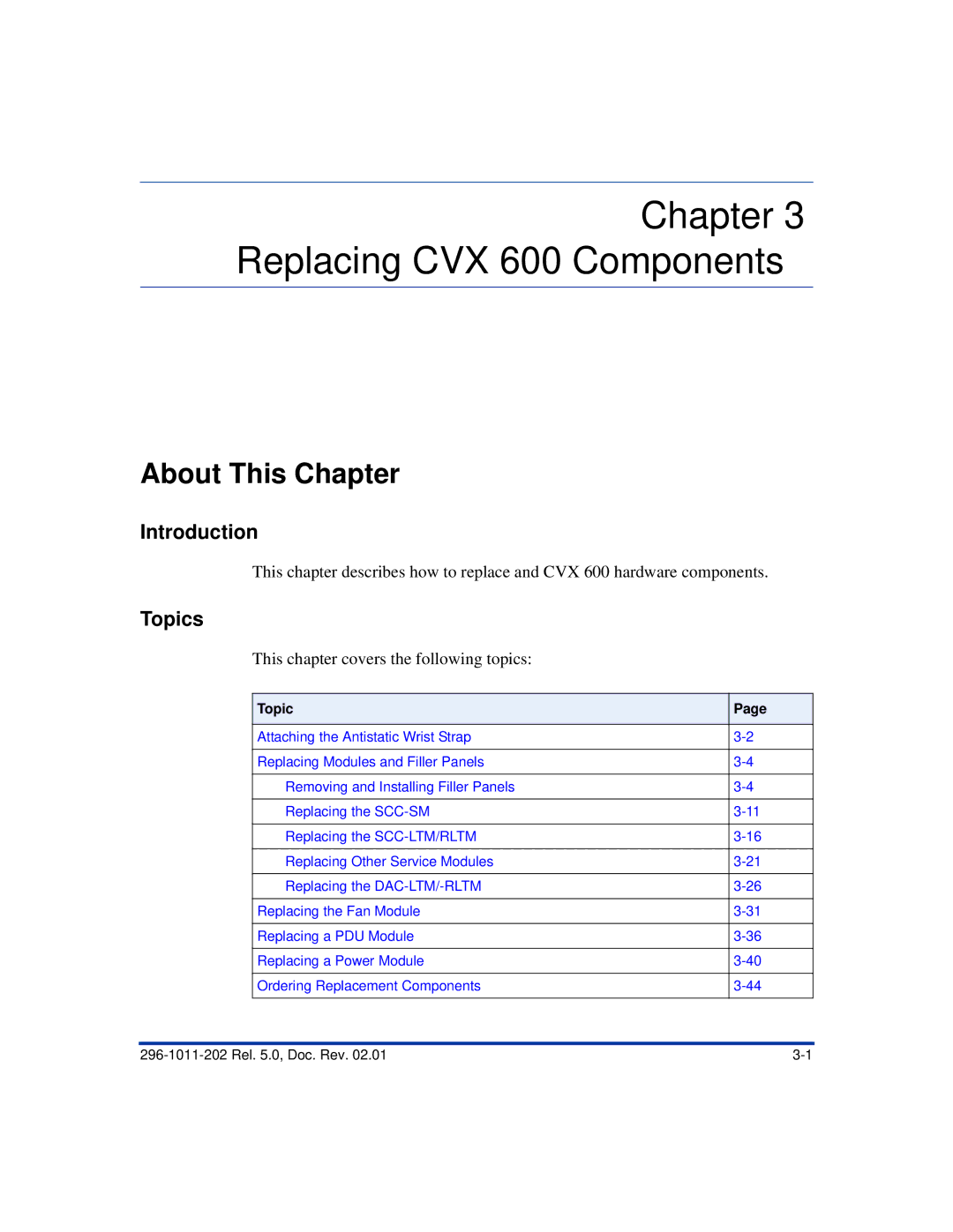 Nortel Networks manual Replacing CVX 600 Components 