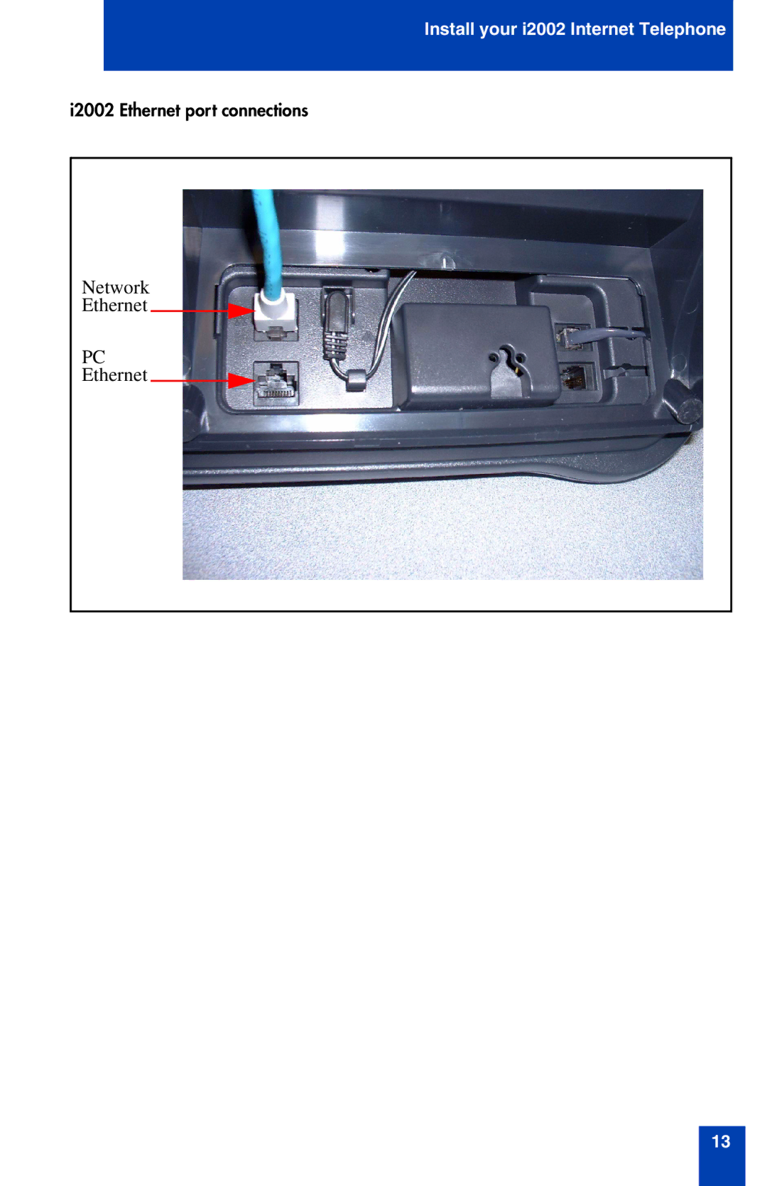 Nortel Networks i2002 manual Network Ethernet 