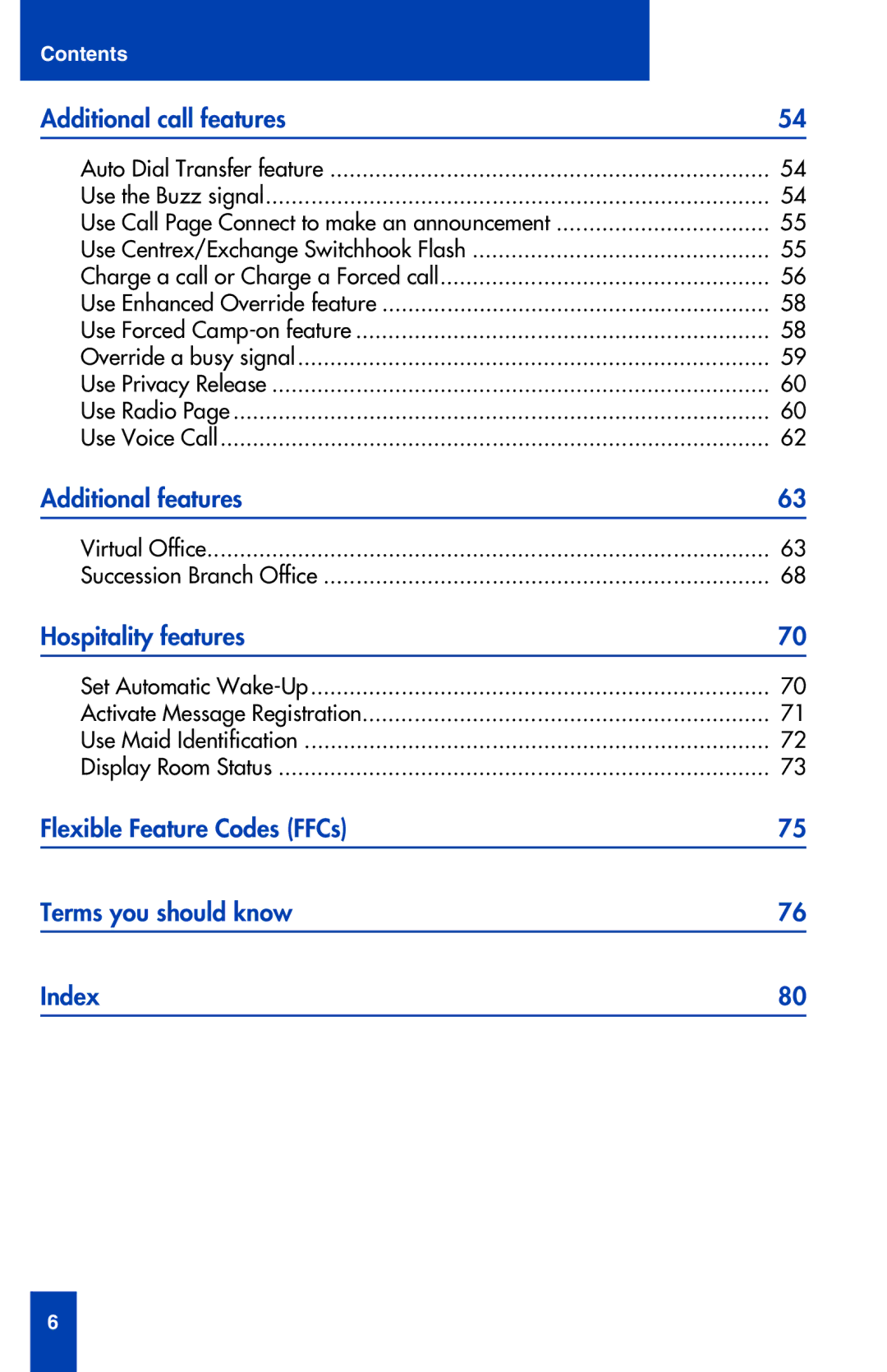 Nortel Networks i2002 manual Additional features 