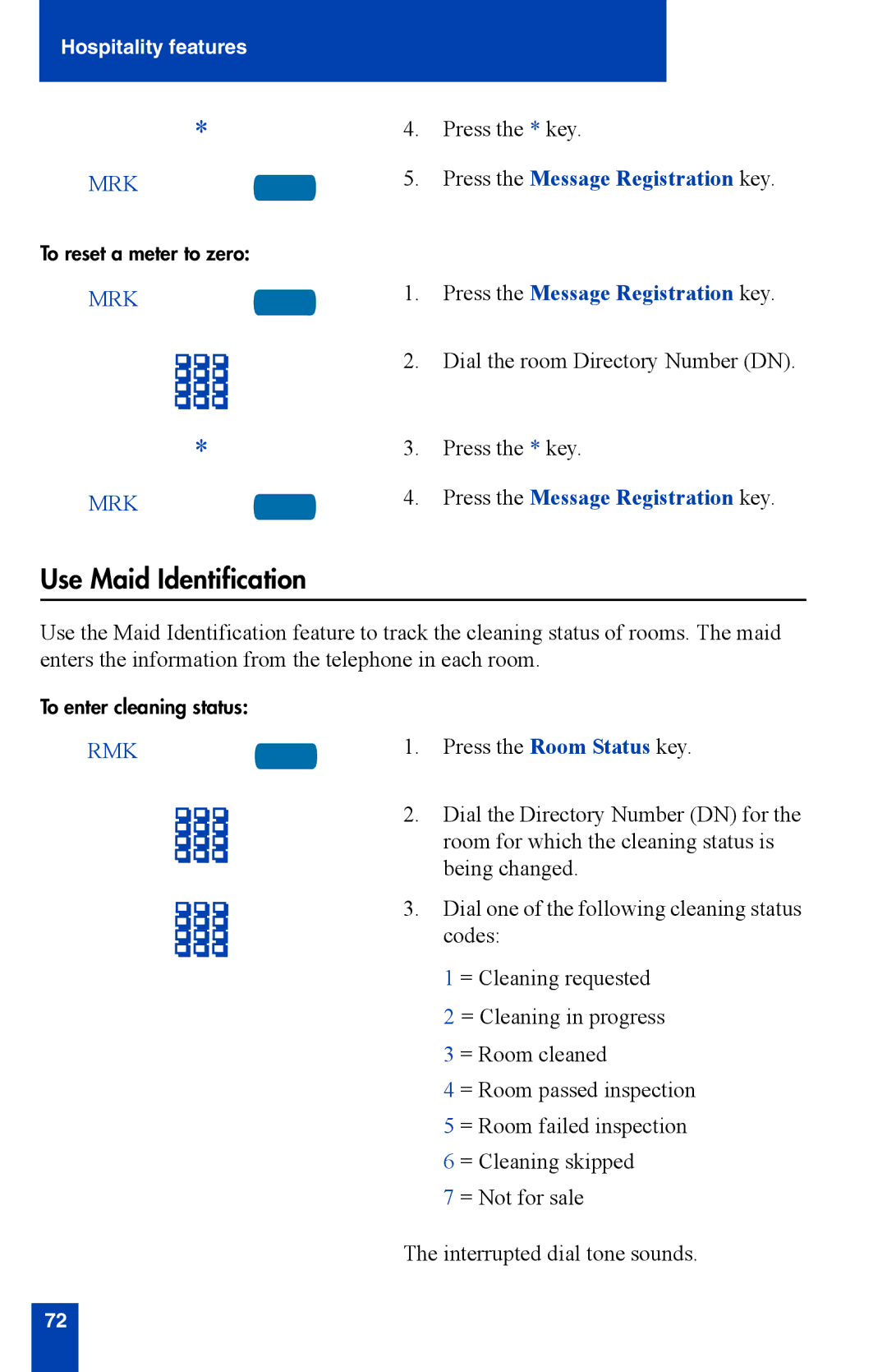 Nortel Networks i2002 manual Use Maid Identification, Rmk 