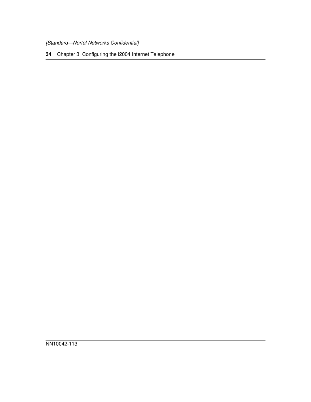 Nortel Networks manual Configuring the i2004 Internet Telephone NN10042-113 