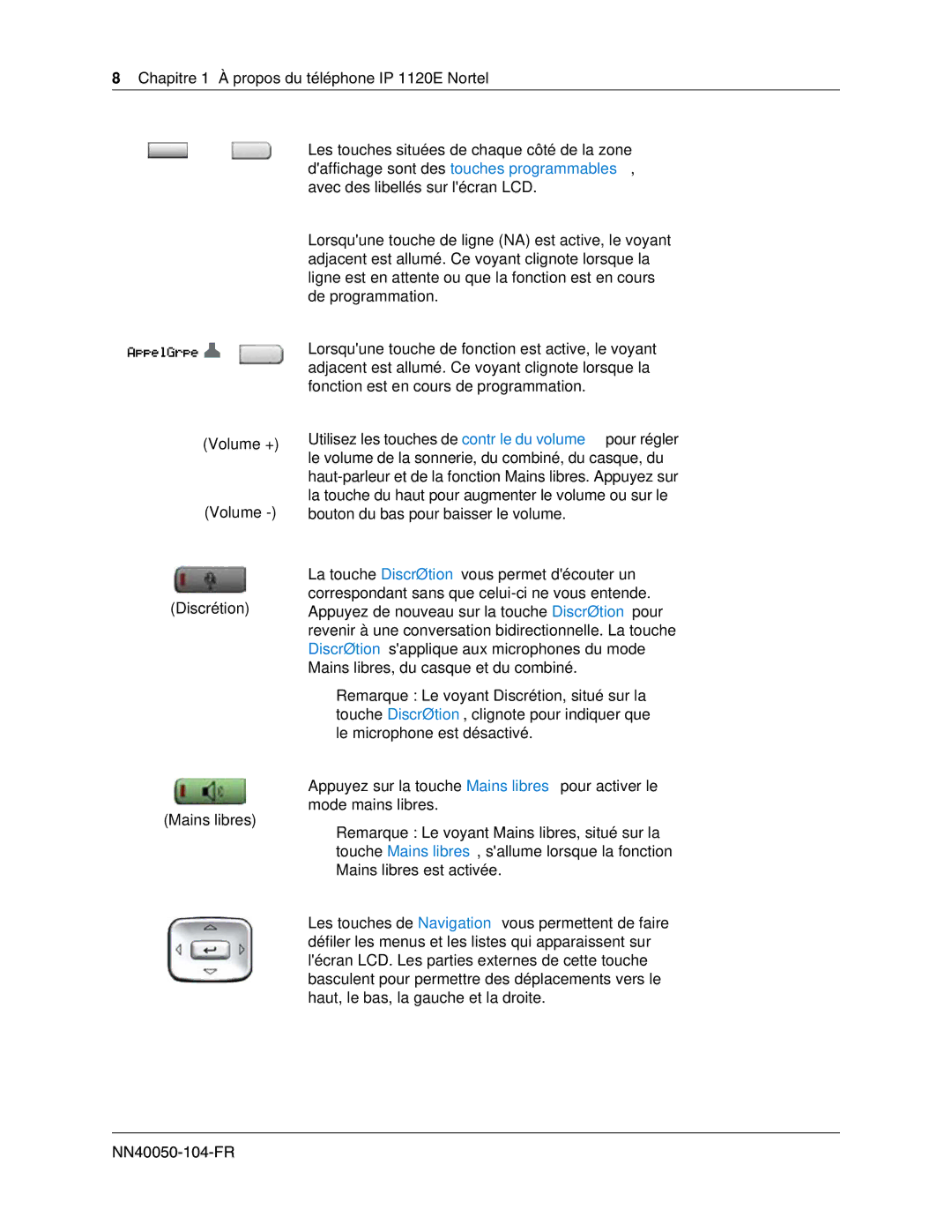 Nortel Networks IP Phone 1120E manual 