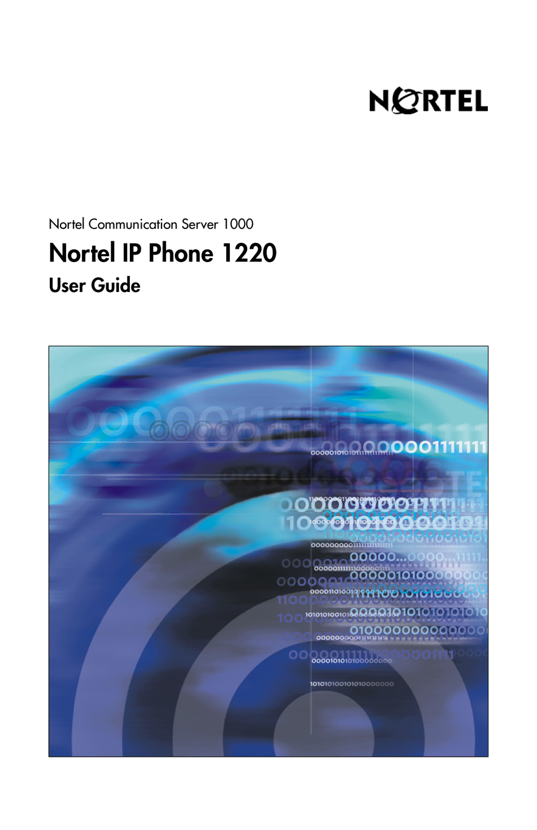 Nortel Networks IP Phone 1220 manual Nortel IP Phone 