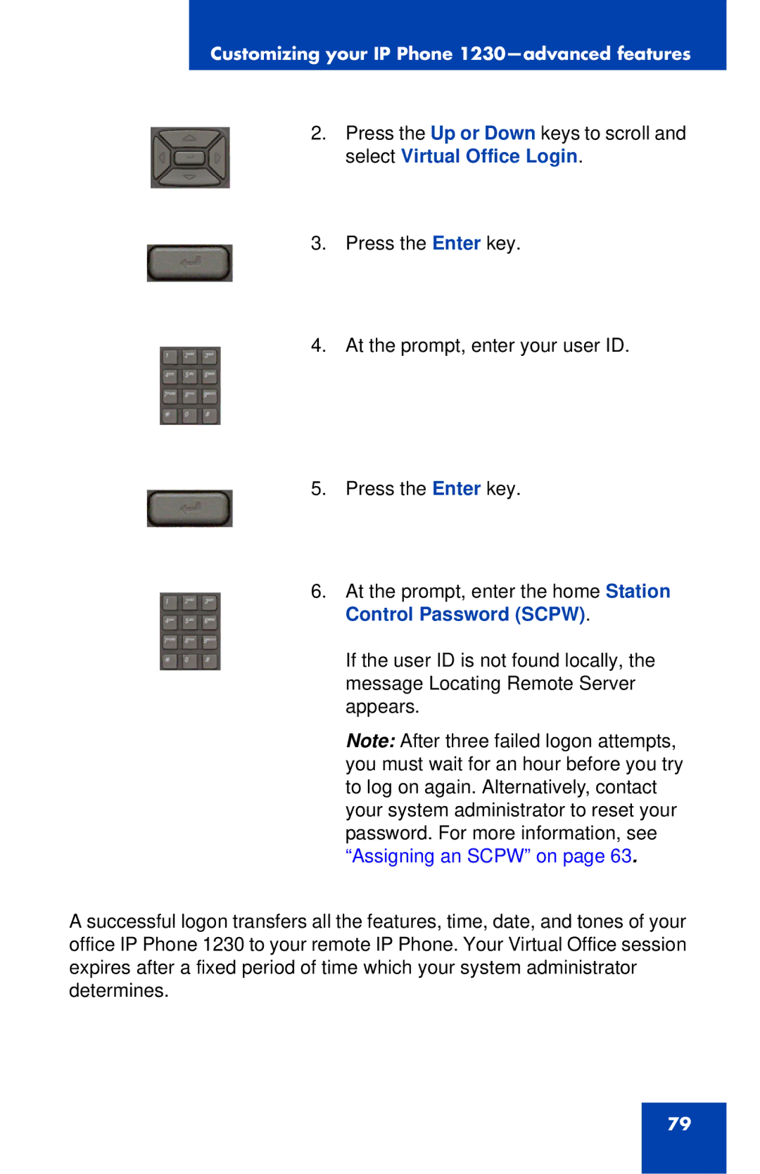 Nortel Networks manual Customizing your IP Phone 1230-advanced features 