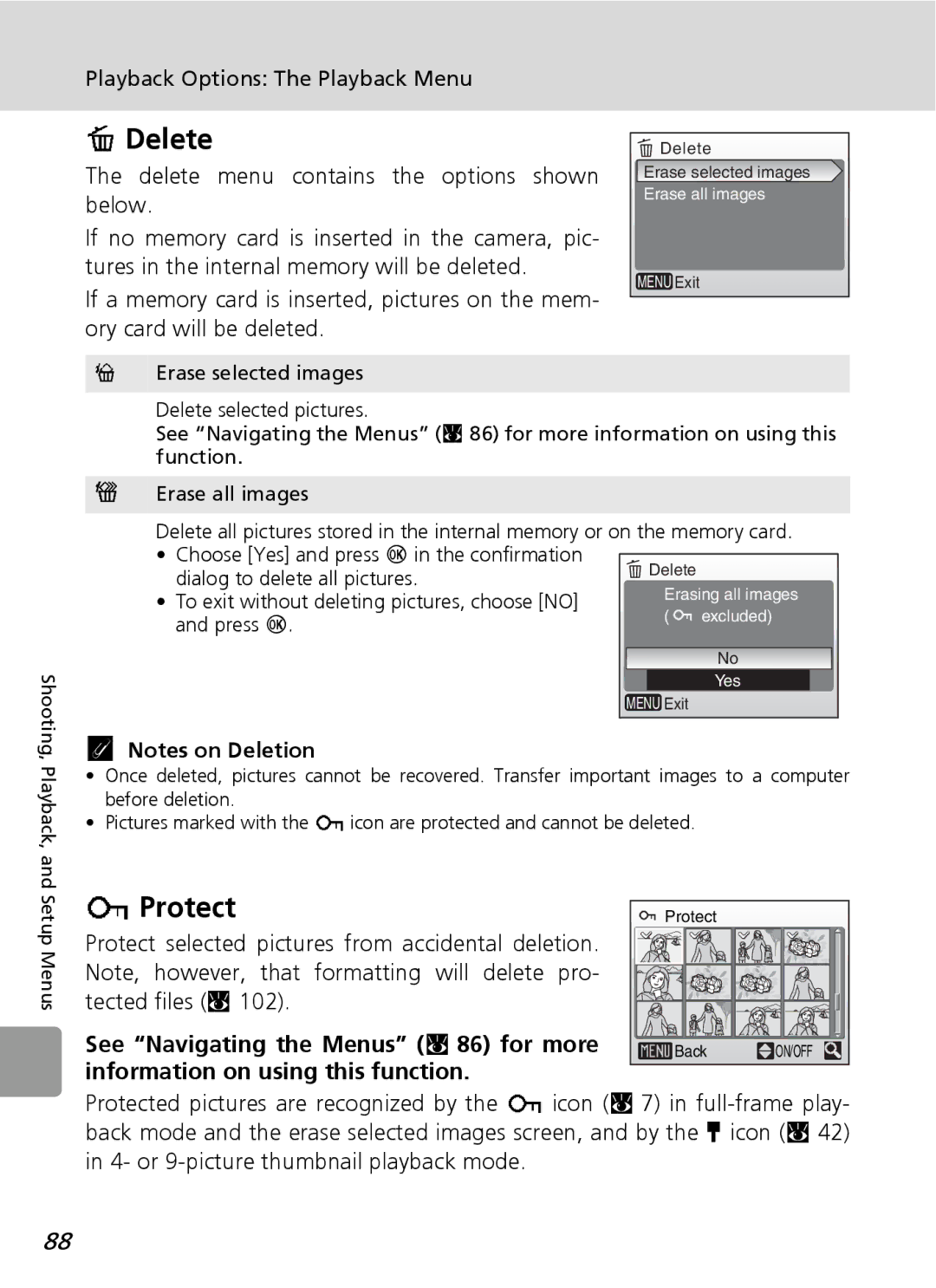 Nortel Networks L12 user manual Delete, Protect 