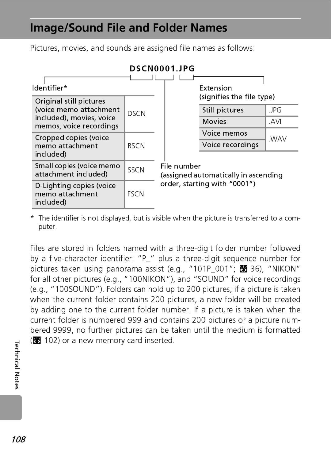 Nortel Networks L12 user manual Image/Sound File and Folder Names, 108 