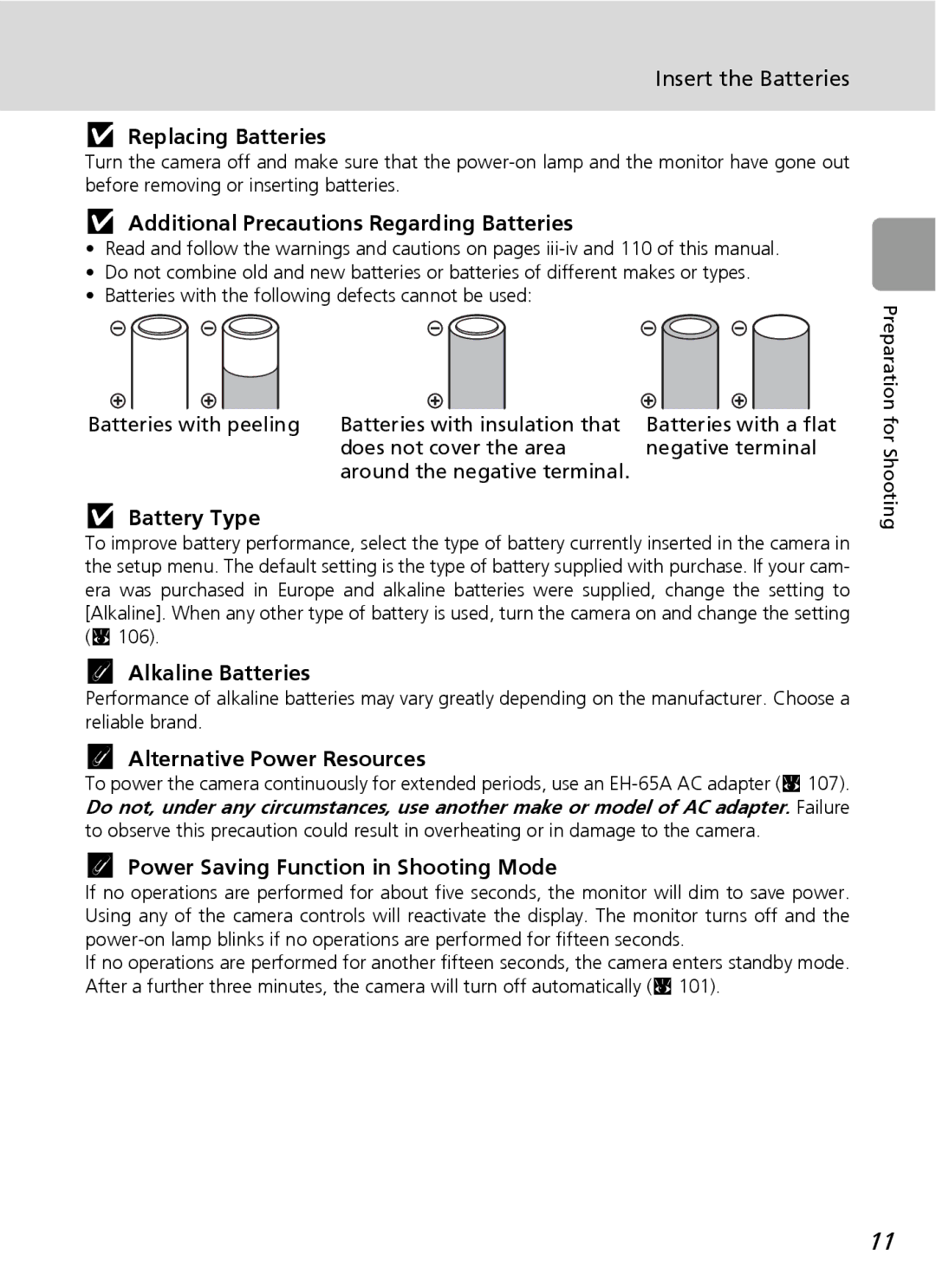 Nortel Networks L12 Replacing Batteries, Additional Precautions Regarding Batteries, Battery Type, Alkaline Batteries 