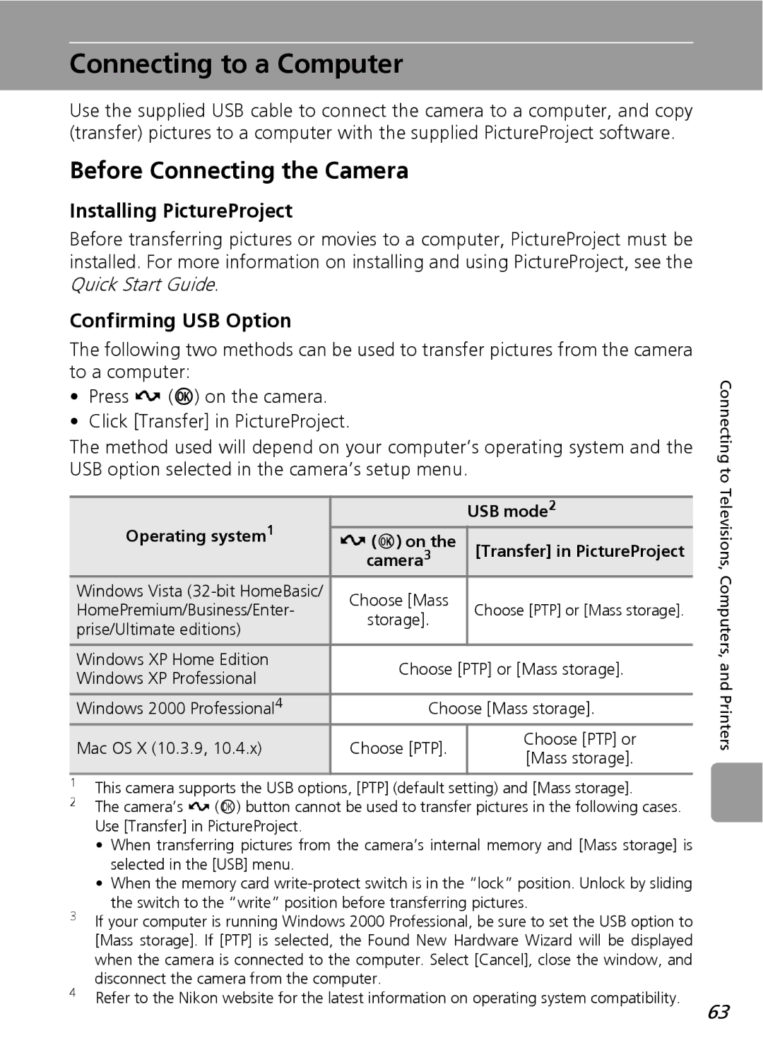 Nortel Networks L12 user manual Connecting to a Computer, Before Connecting the Camera, Installing PictureProject 