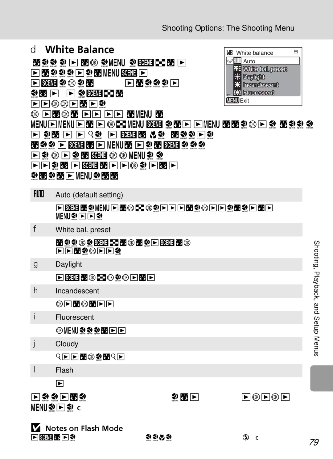 Nortel Networks L12 user manual White Balance 