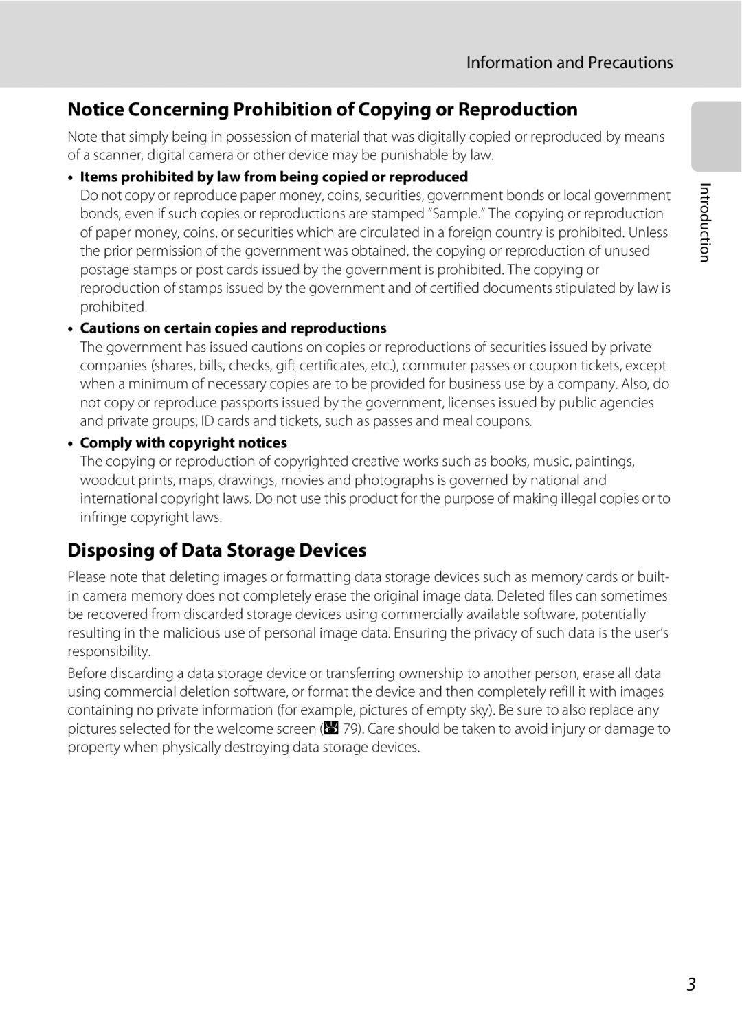 Nortel Networks L14 user manual Disposing of Data Storage Devices, Information and Precautions 