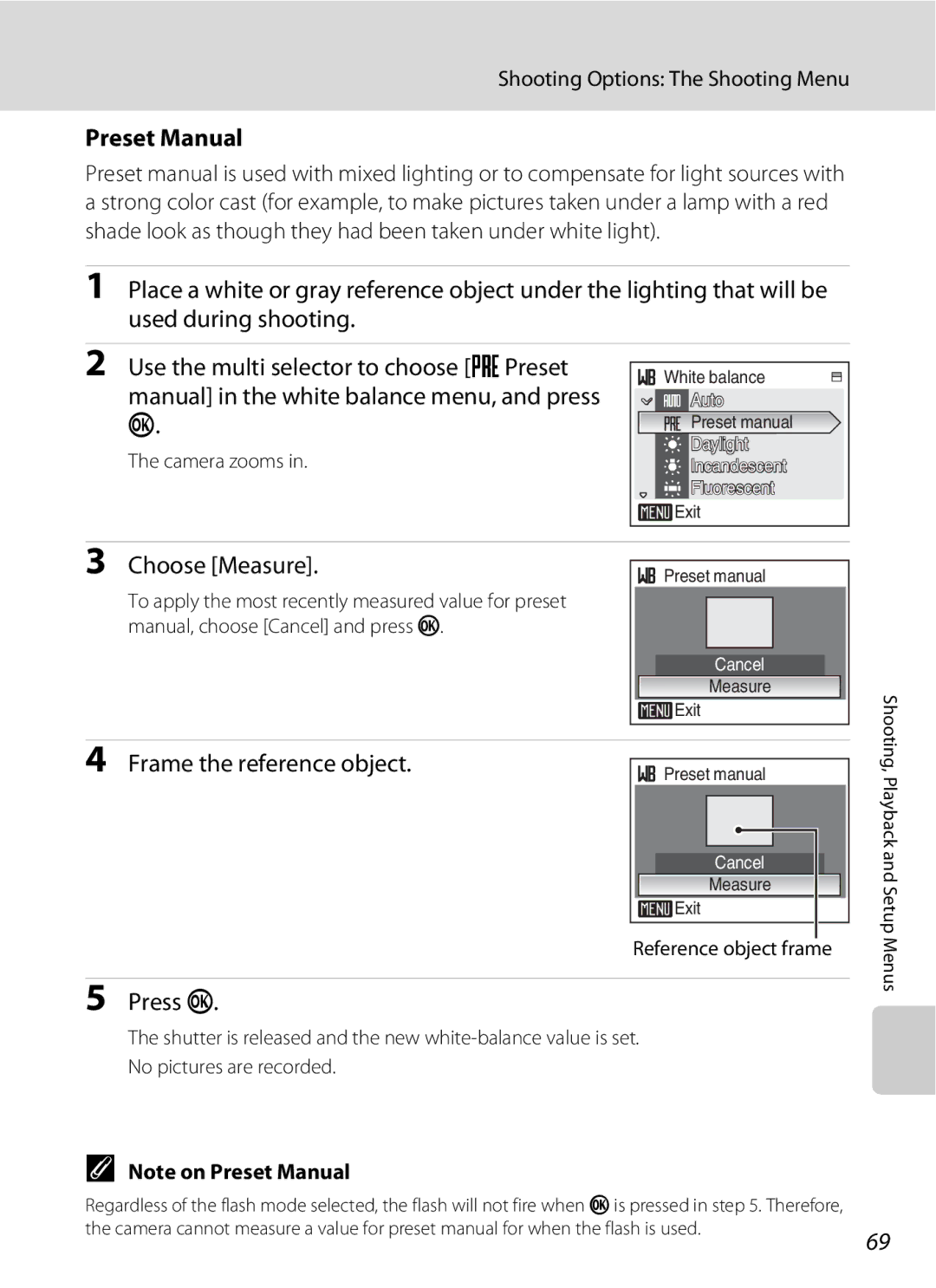 Nortel Networks L14 Preset Manual, Choose Measure, Frame the reference object, Camera zooms, Reference object frame 