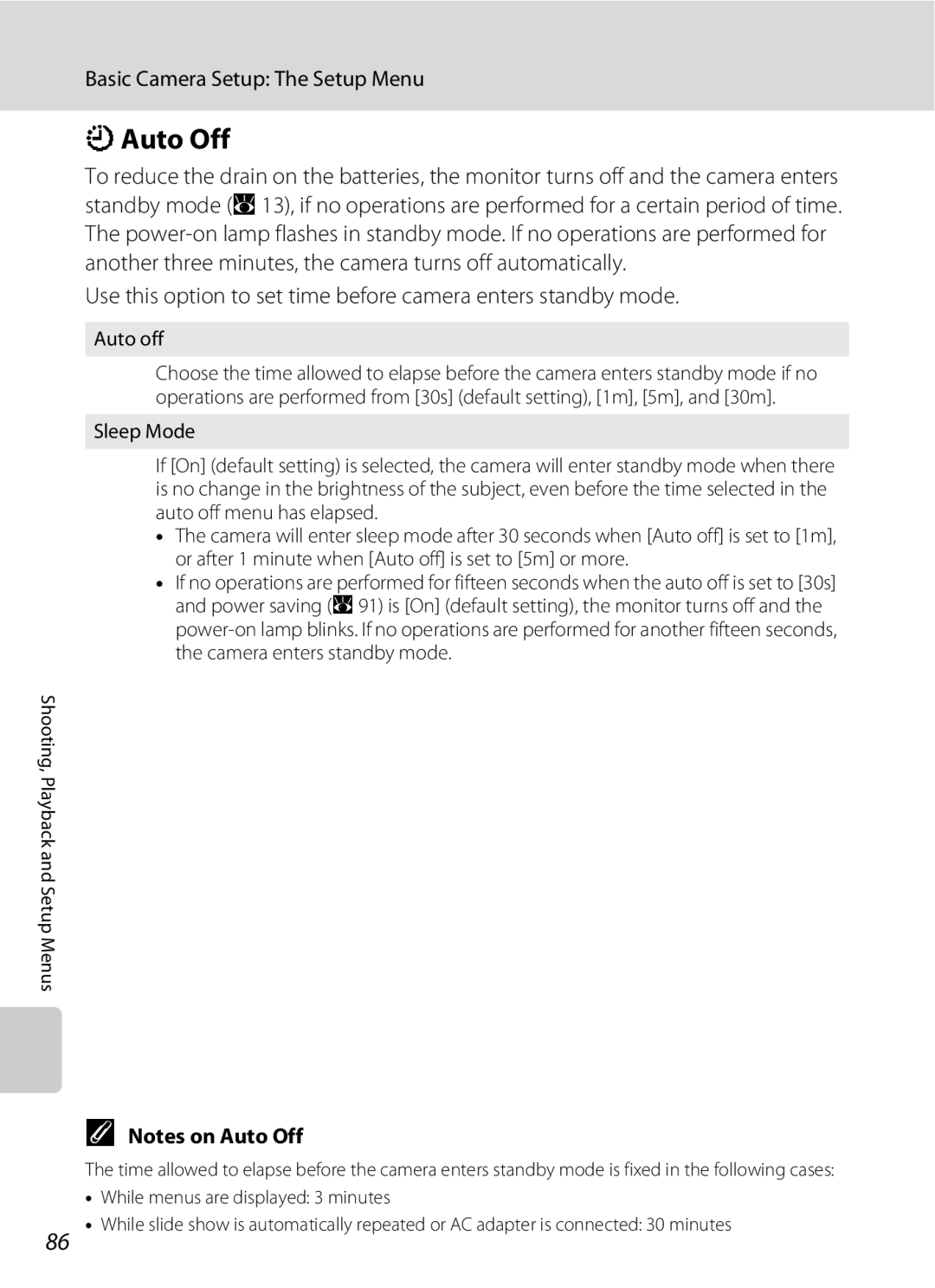 Nortel Networks L14 user manual KAuto Off, Auto off 