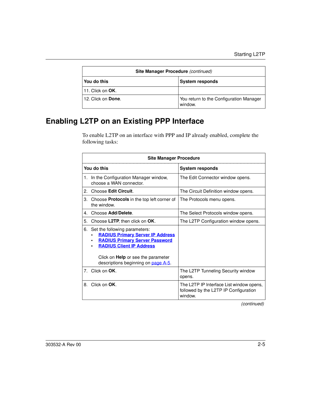 Nortel Networks manual Enabling L2TP on an Existing PPP Interface, Choose Edit Circuit, Choose Add/Delete 