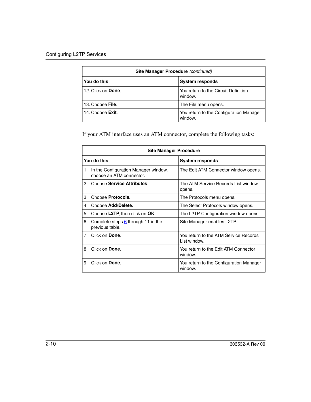 Nortel Networks L2TP manual Choose Service Attributes, Choose Protocols 