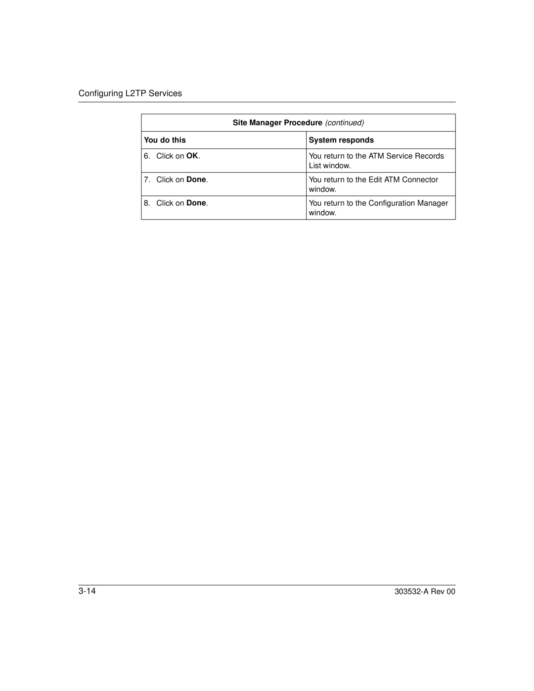 Nortel Networks L2TP manual Site Manager Procedure 