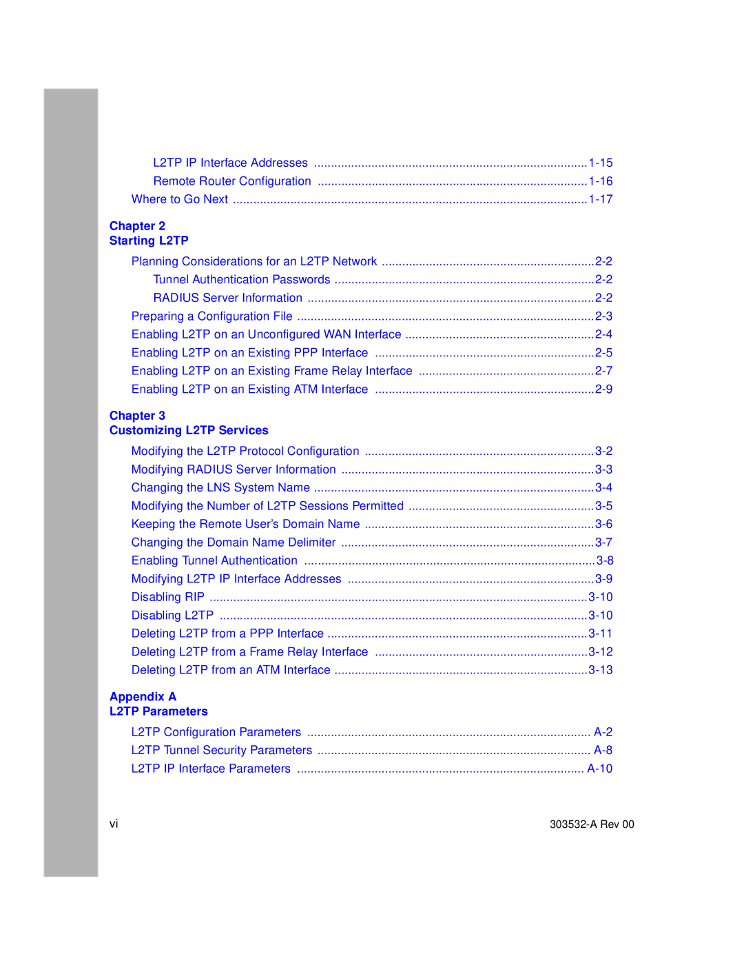 Nortel Networks manual Chapter Starting L2TP 