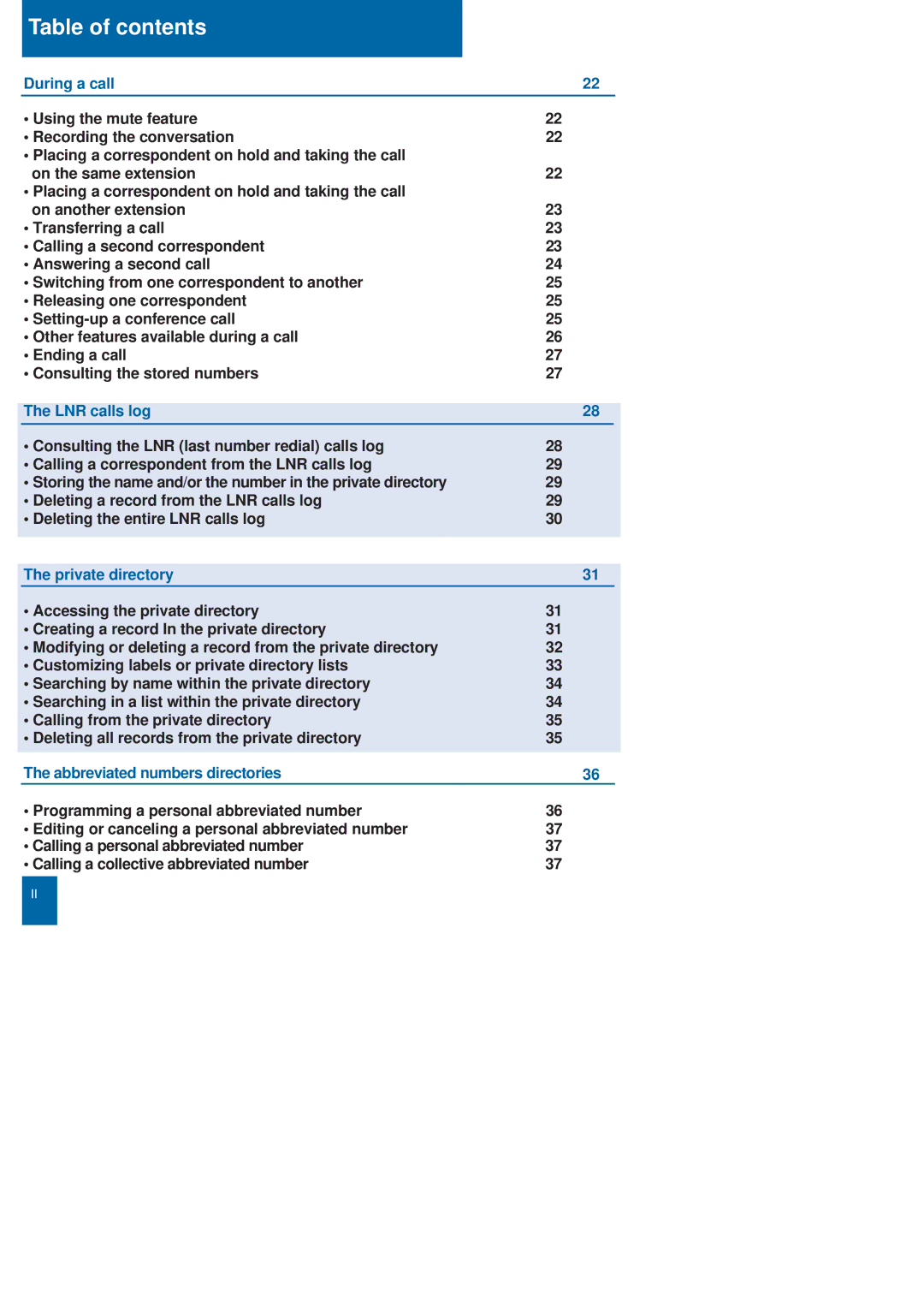 Nortel Networks M760 manual Table of contents 