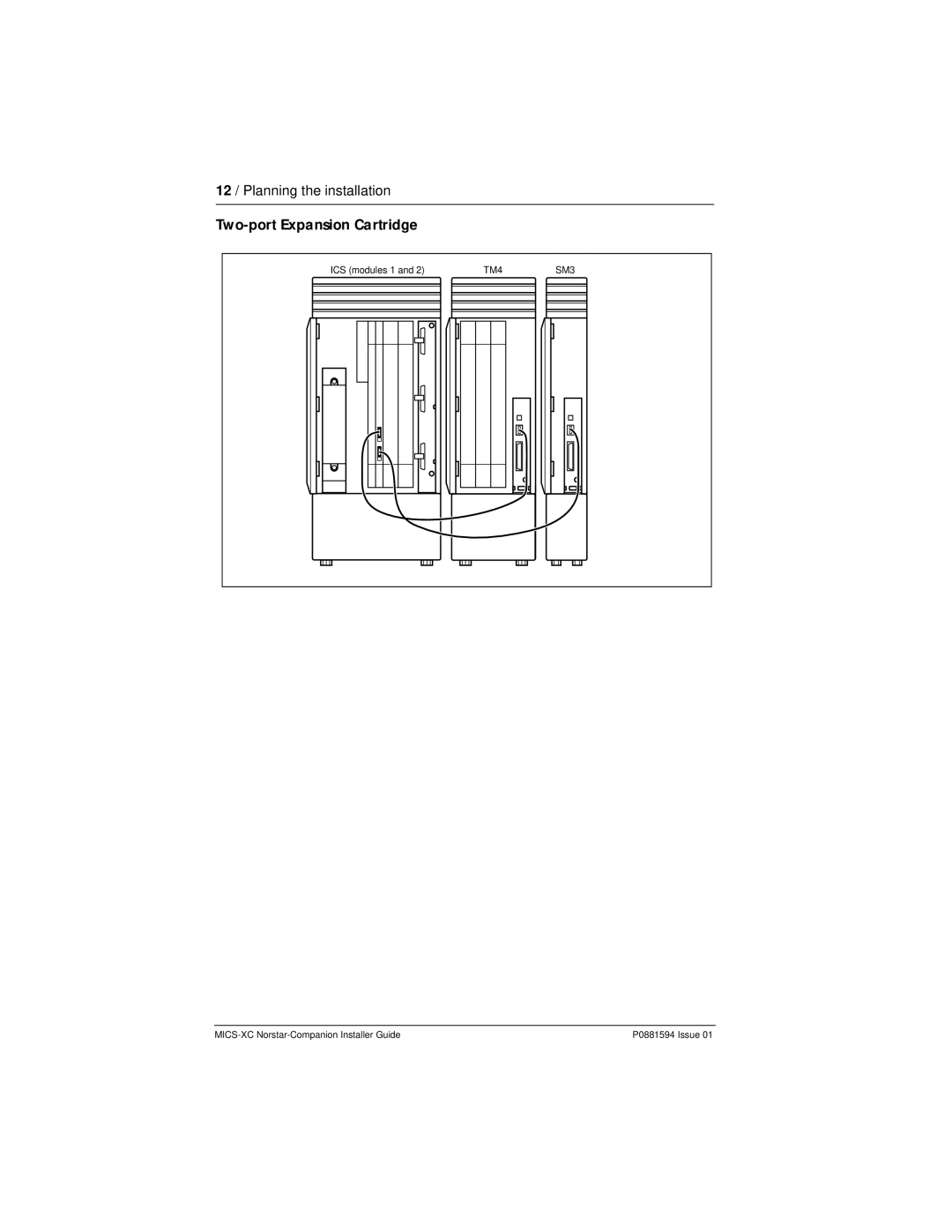 Nortel Networks MICS-XC manual Two-port Expansion Cartridge 