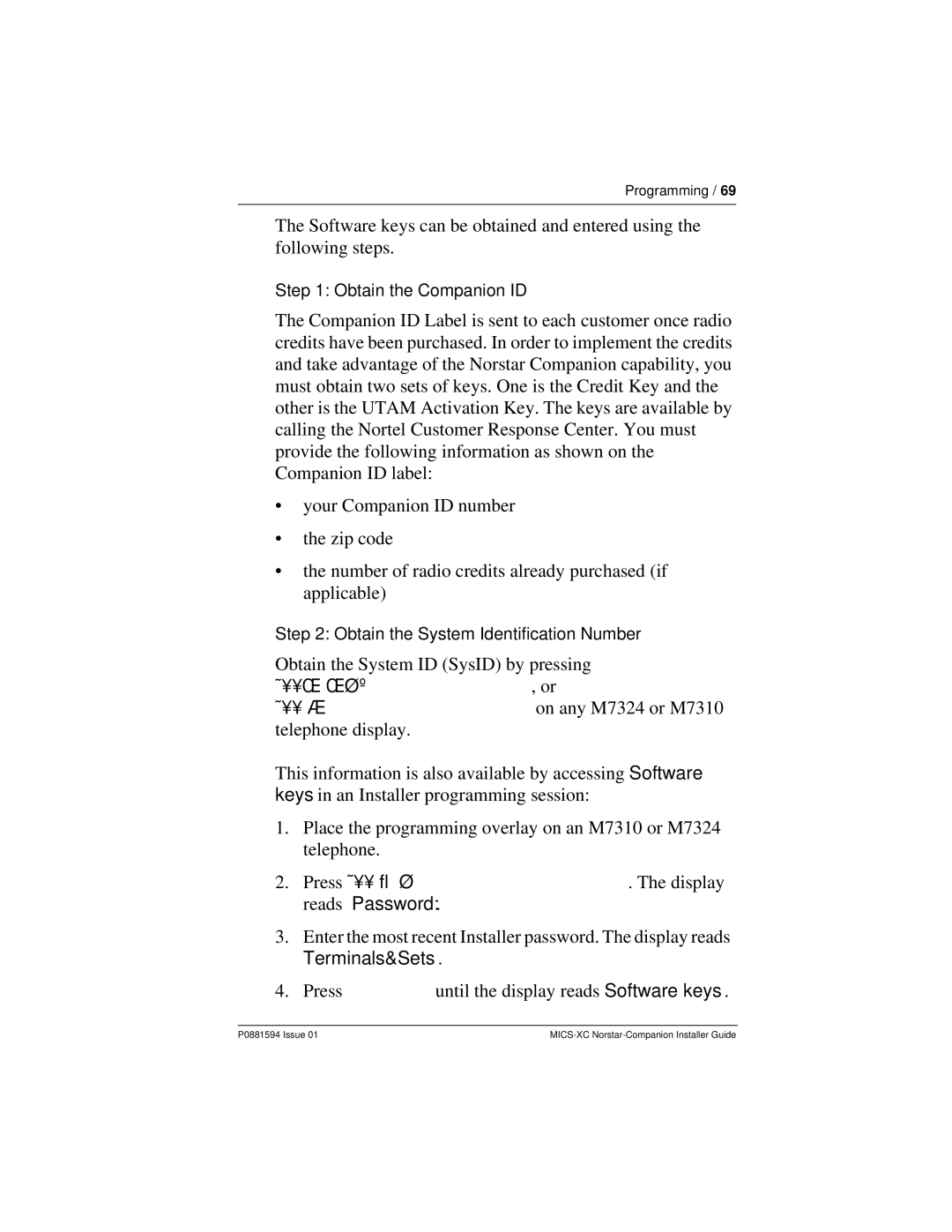 Nortel Networks MICS-XC manual Terminals&Sets 