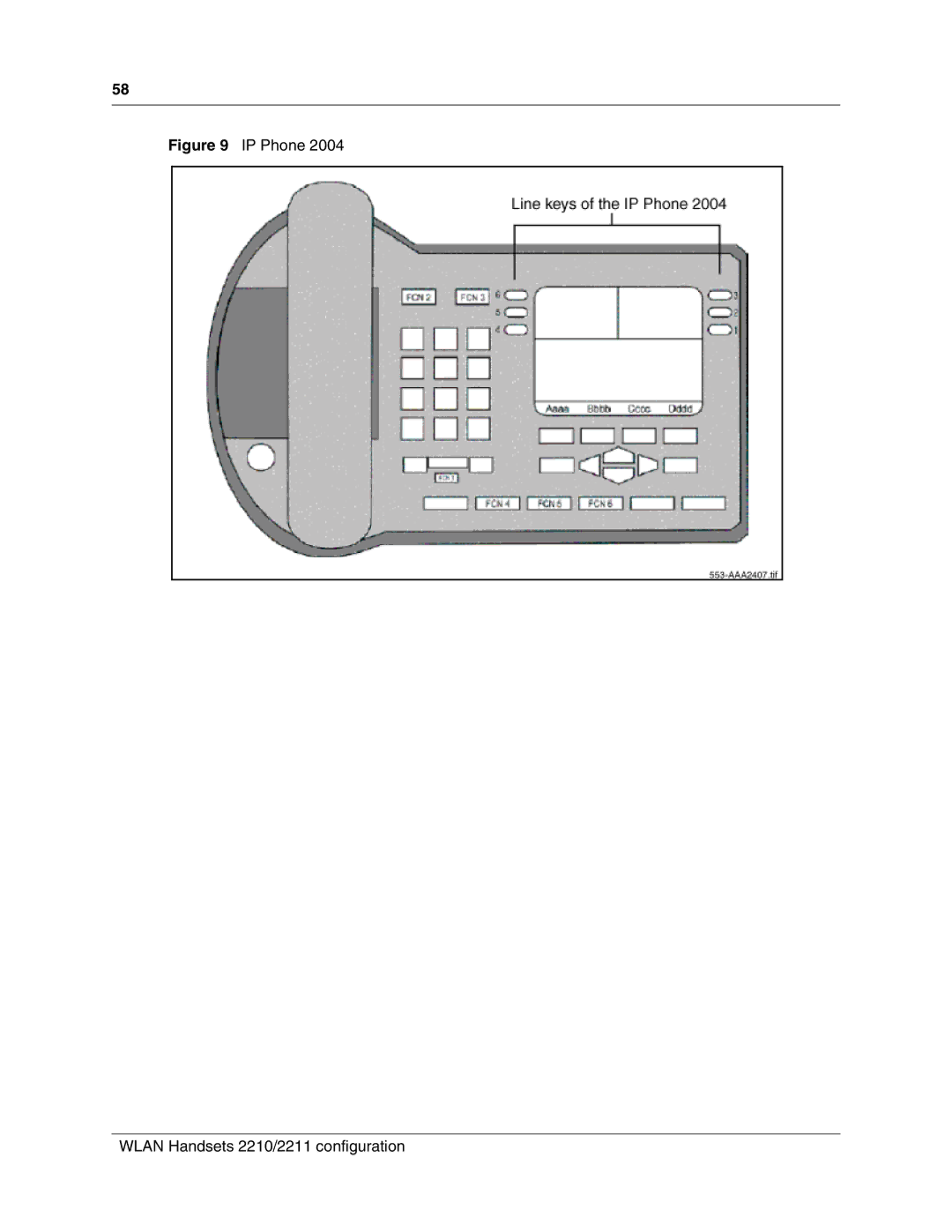 Nortel Networks MOG7xx, MOG6xx manual IP Phone Wlan Handsets 2210/2211 configuration 