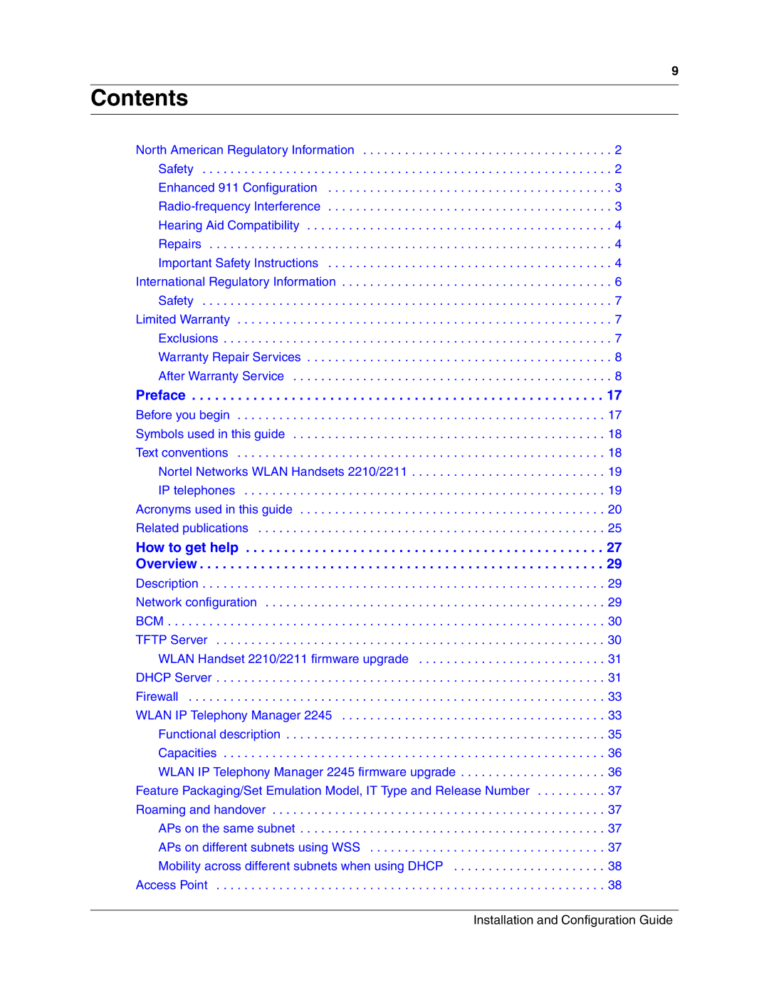 Nortel Networks MOG6xx, MOG7xx manual Contents 