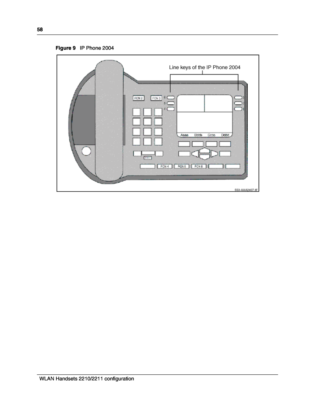 Nortel Networks MOG7xx, MOG6xx manual IP Phone, WLAN Handsets 2210/2211 configuration 