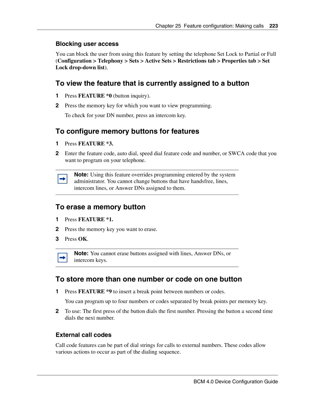 Nortel Networks N0060600 manual To view the feature that is currently assigned to a button, To erase a memory button 