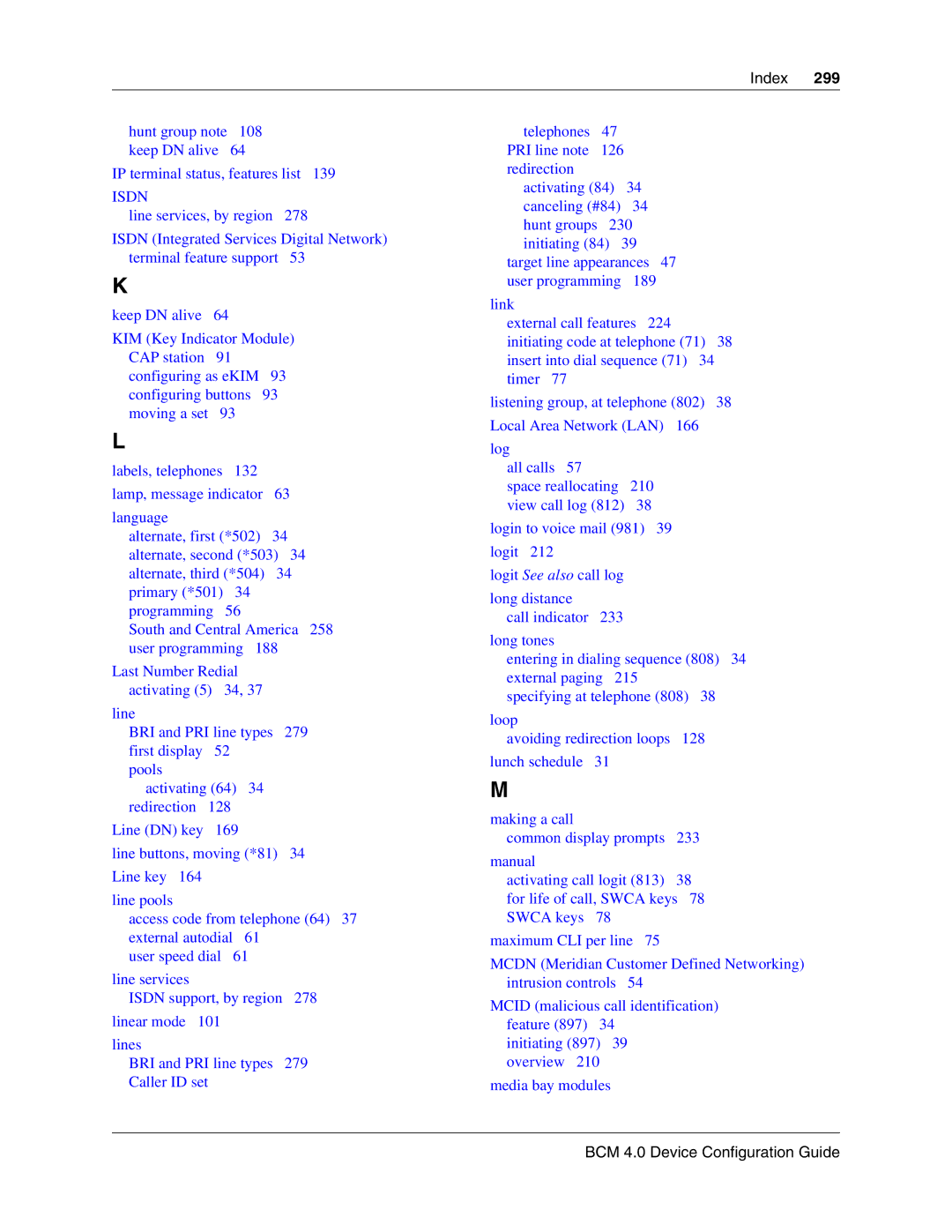 Nortel Networks N0060600 manual Isdn 