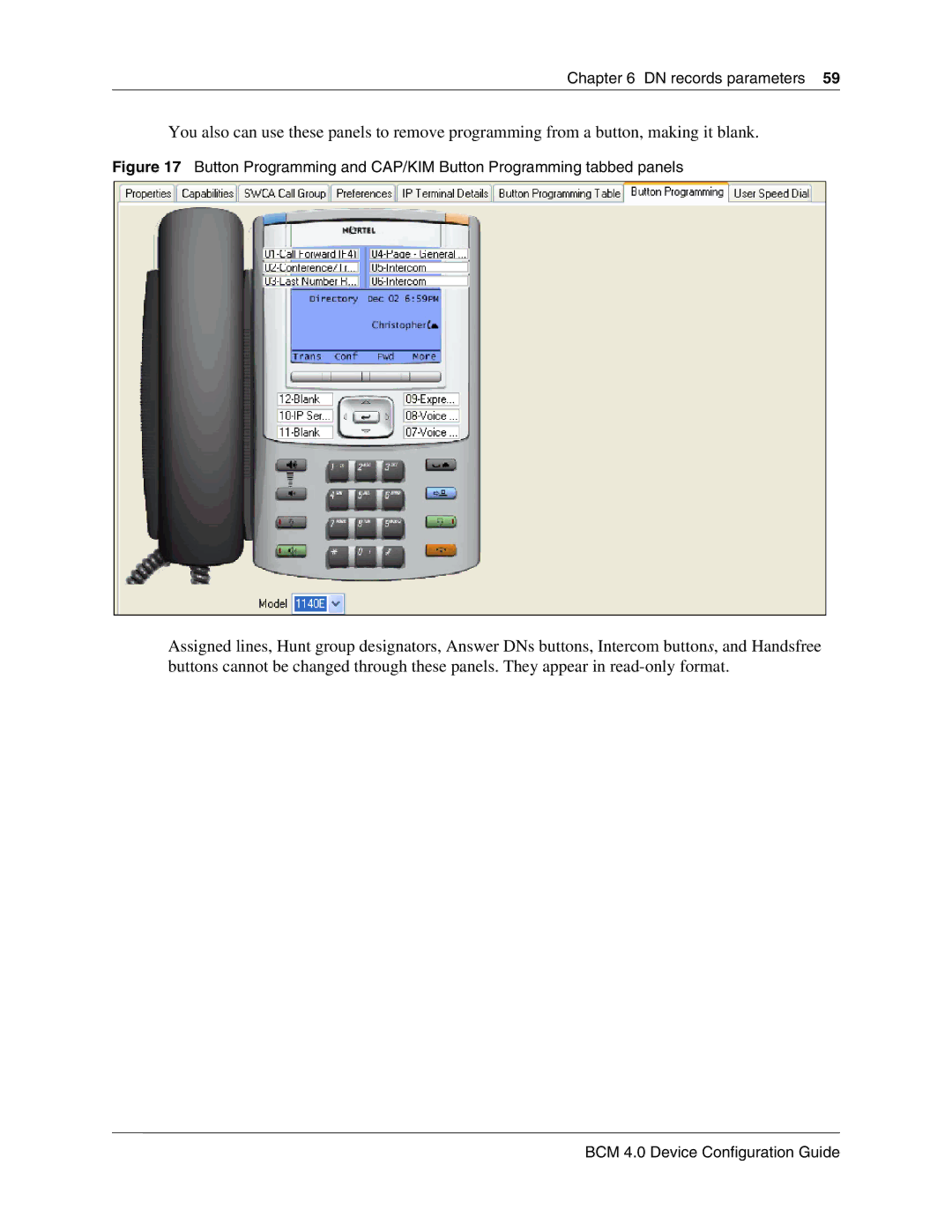 Nortel Networks N0060600 manual DN records parameters 