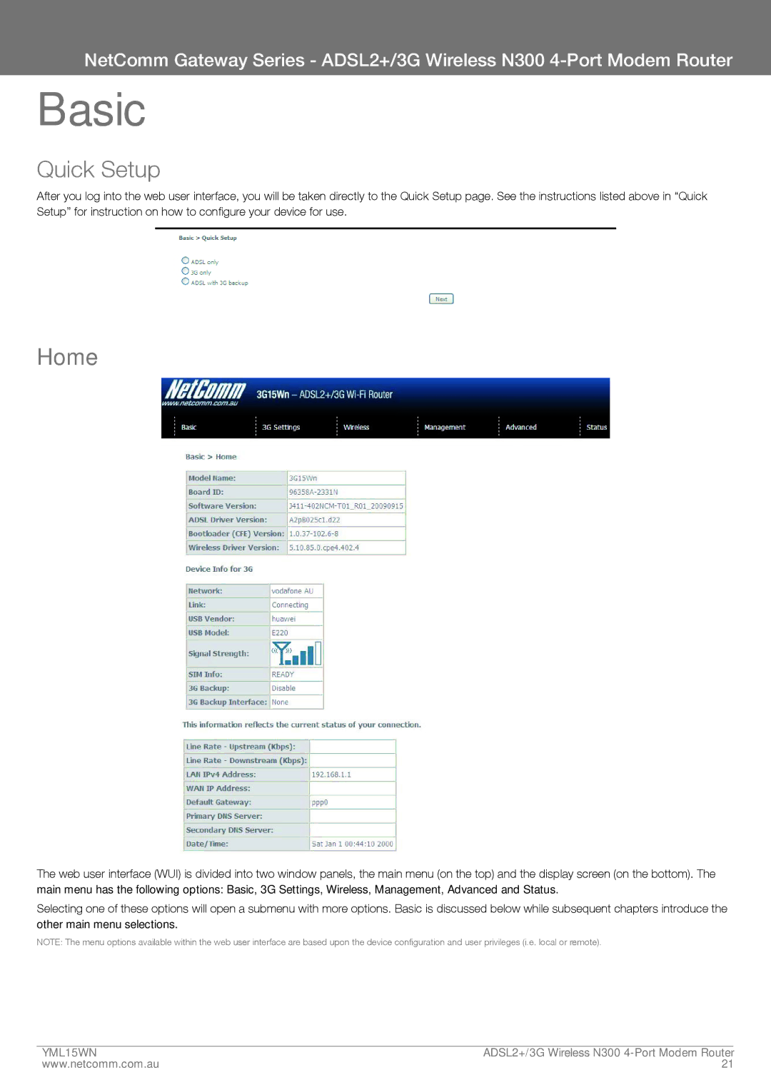 Nortel Networks N300 manual Basic, Home 