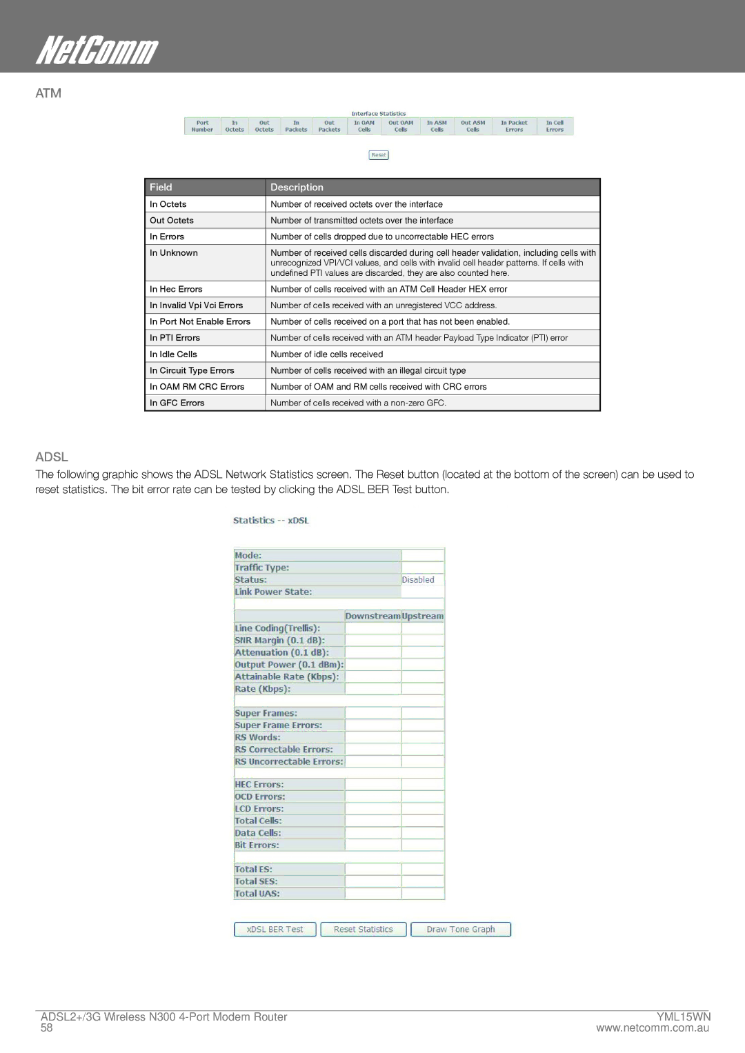 Nortel Networks N300 manual Atm 