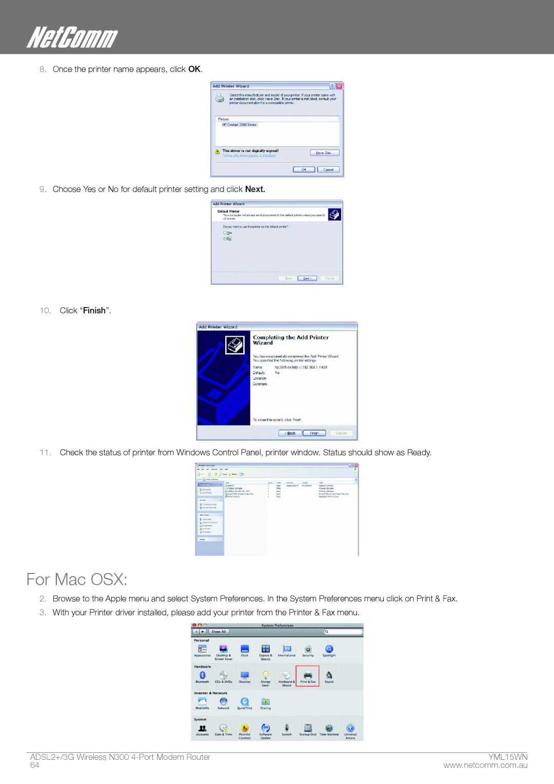 Nortel Networks N300 manual For Mac OSX 