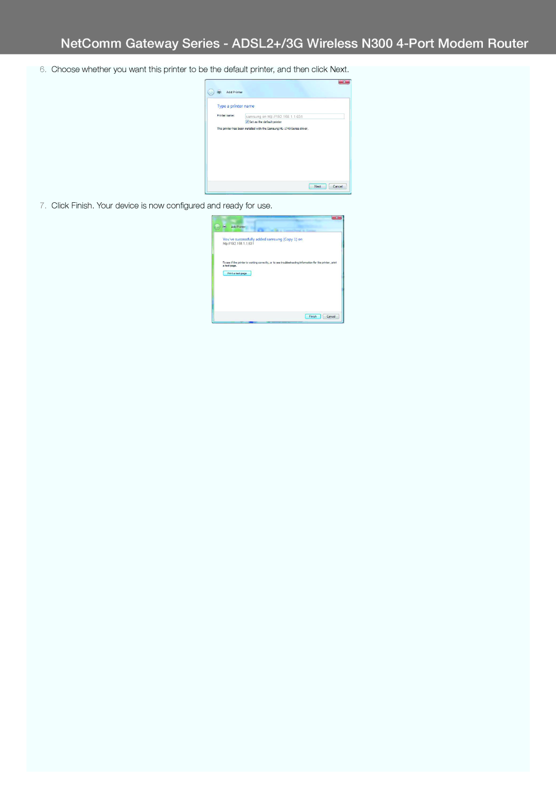 Nortel Networks N300 manual Samsung on htp//192.168.1.1631 