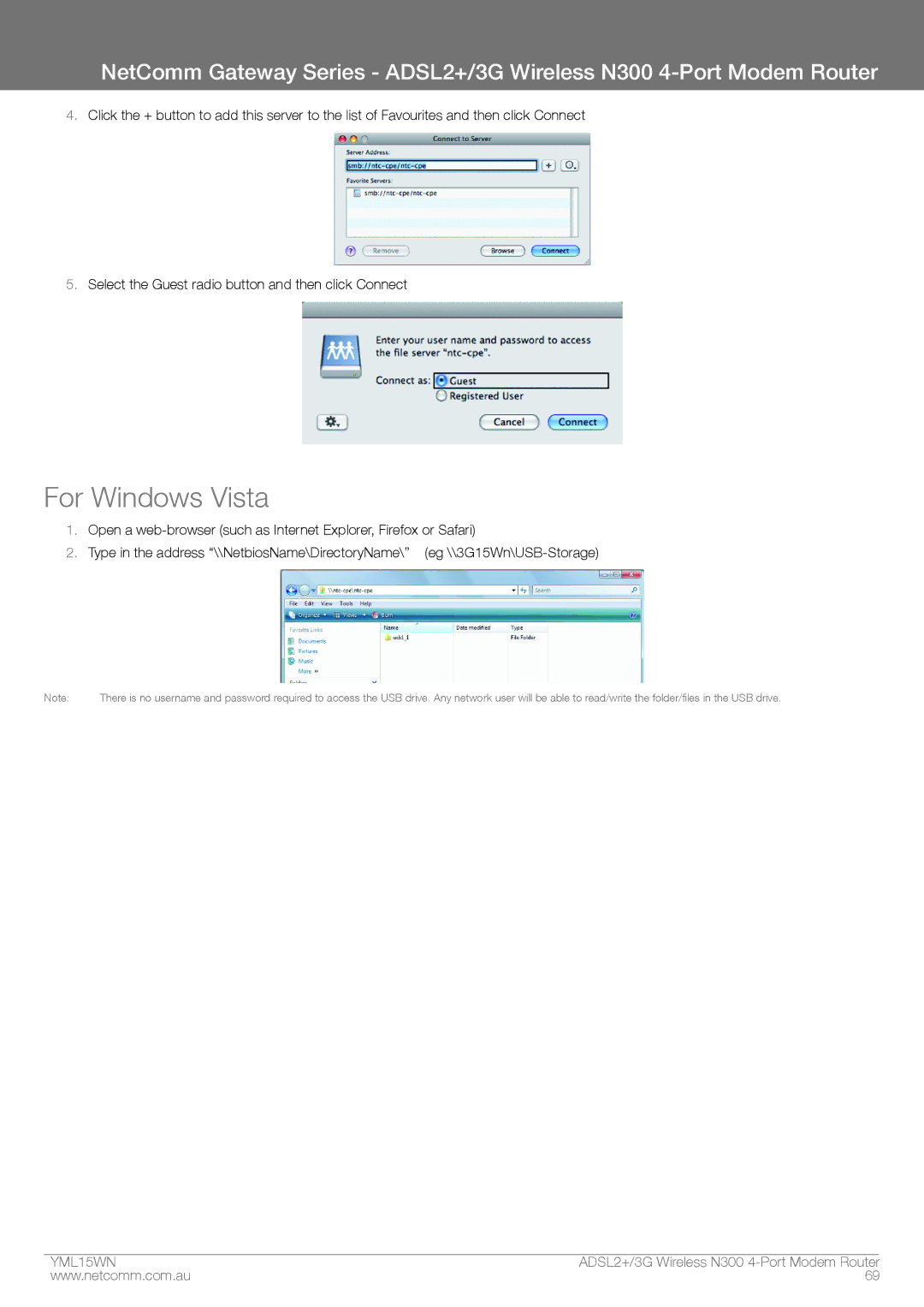 Nortel Networks N300 manual For Windows Vista 