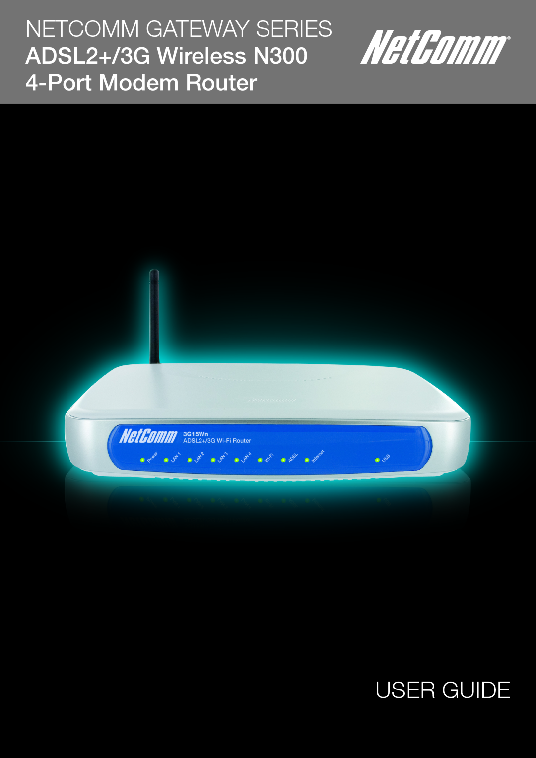 Nortel Networks manual User Guide, NetComm Gateway Series ADSL2+/3G Wireless N300 4-Port Modem Router 