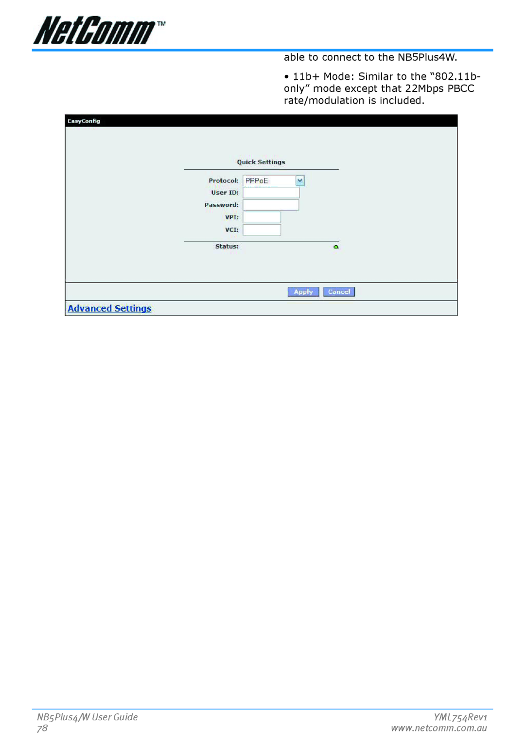 Nortel Networks NB5PLUS4/W manual Able to connect to the NB5Plus4W 