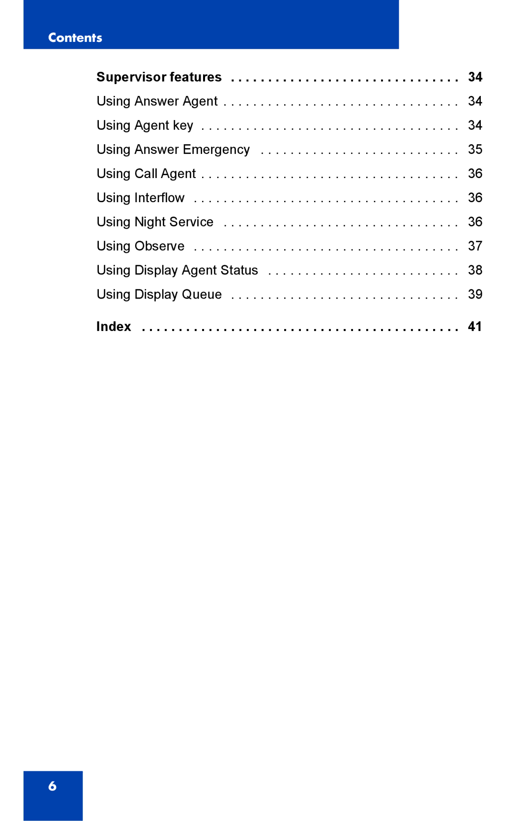 Nortel Networks NN-10300-053 manual Index 