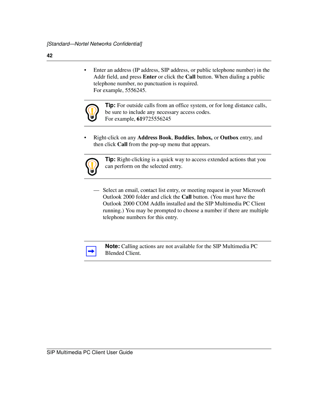 Nortel Networks NN10041-112 manual Standard-Nortel Networks Confidential 