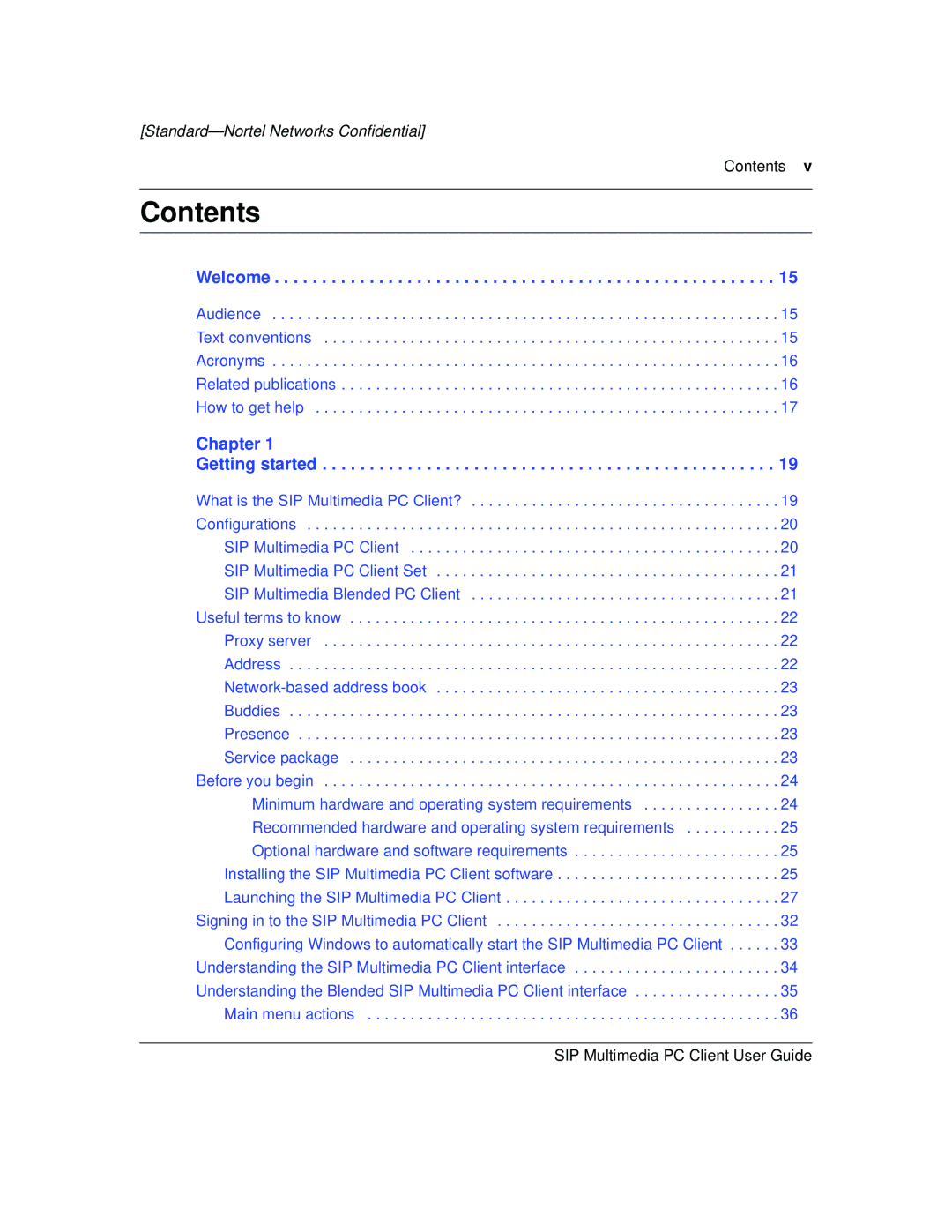 Nortel Networks NN10041-112 manual Contents 