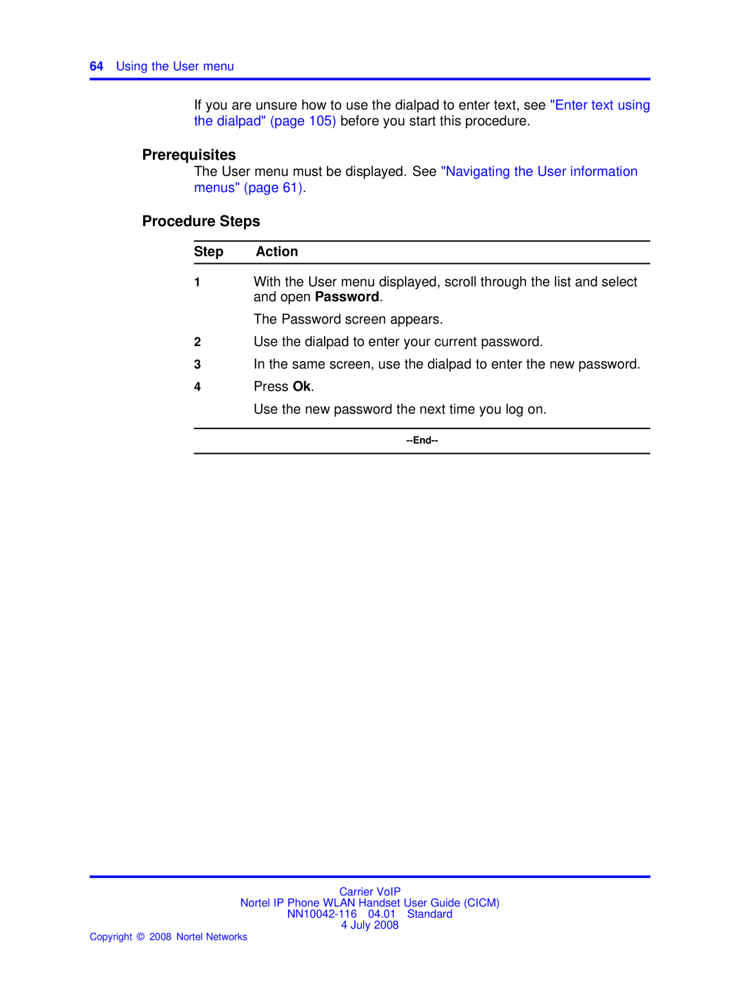 Nortel Networks NN10042-116 manual Prerequisites 