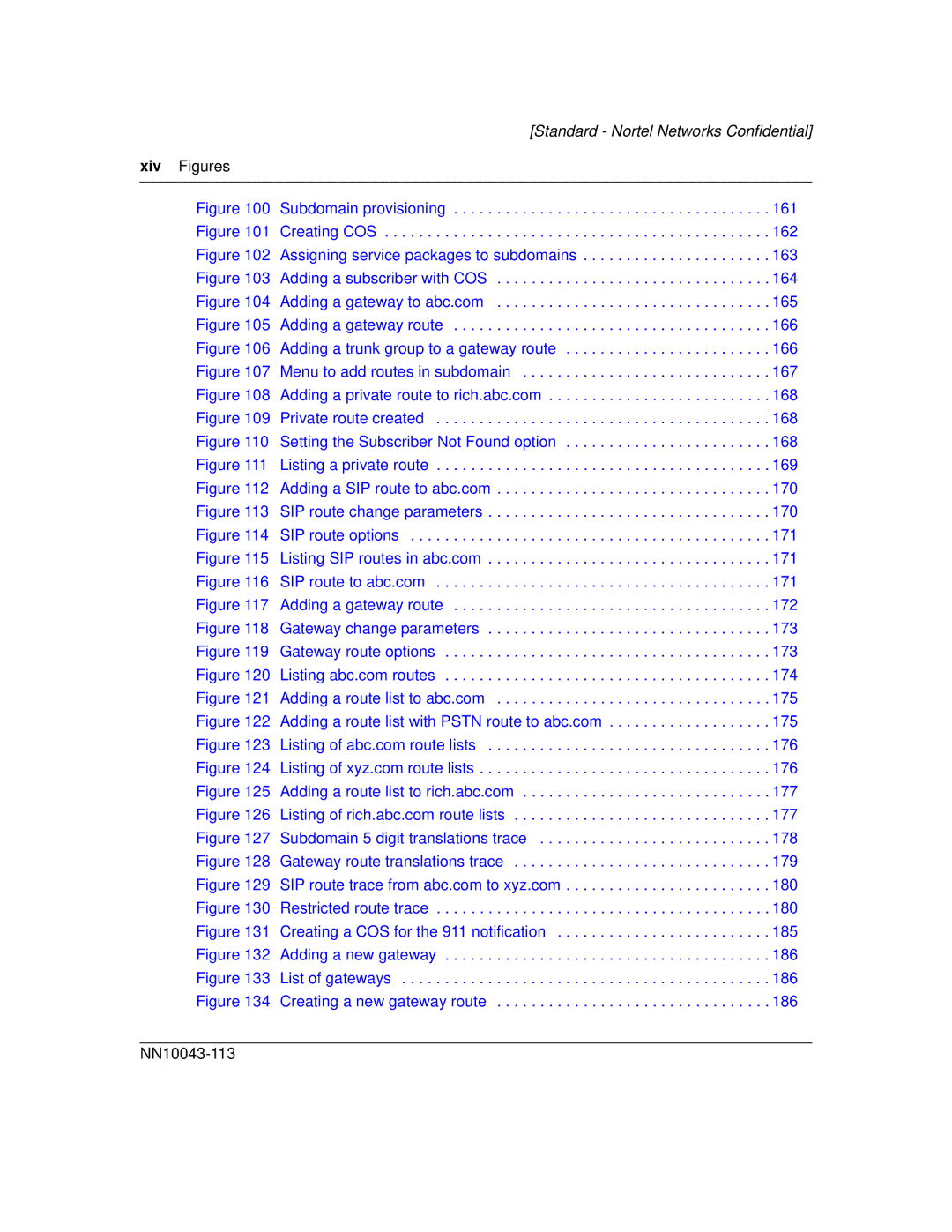 Nortel Networks NN10043-113 manual Xiv Figures 