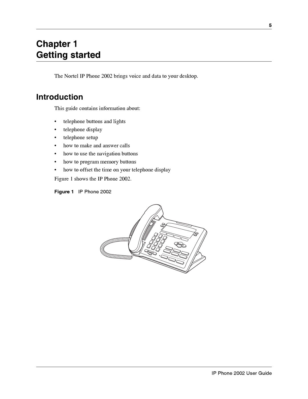 Nortel Networks NN40050-107 manual Chapter Getting started, Introduction 