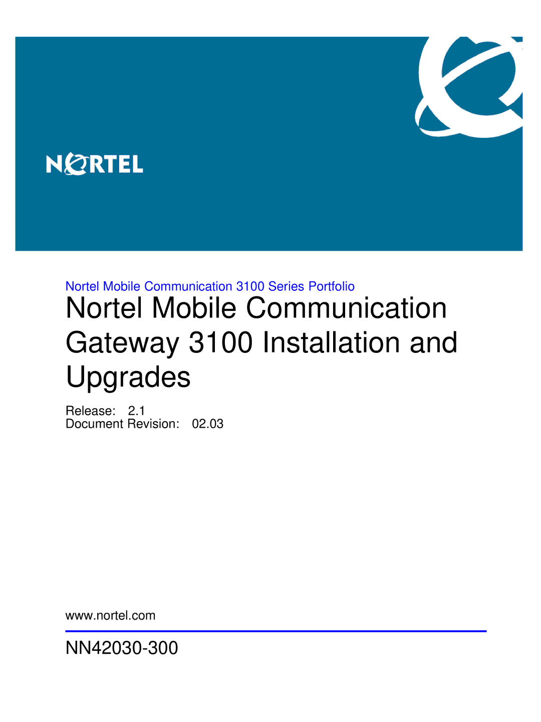 Nortel Networks NN42030-300 manual 