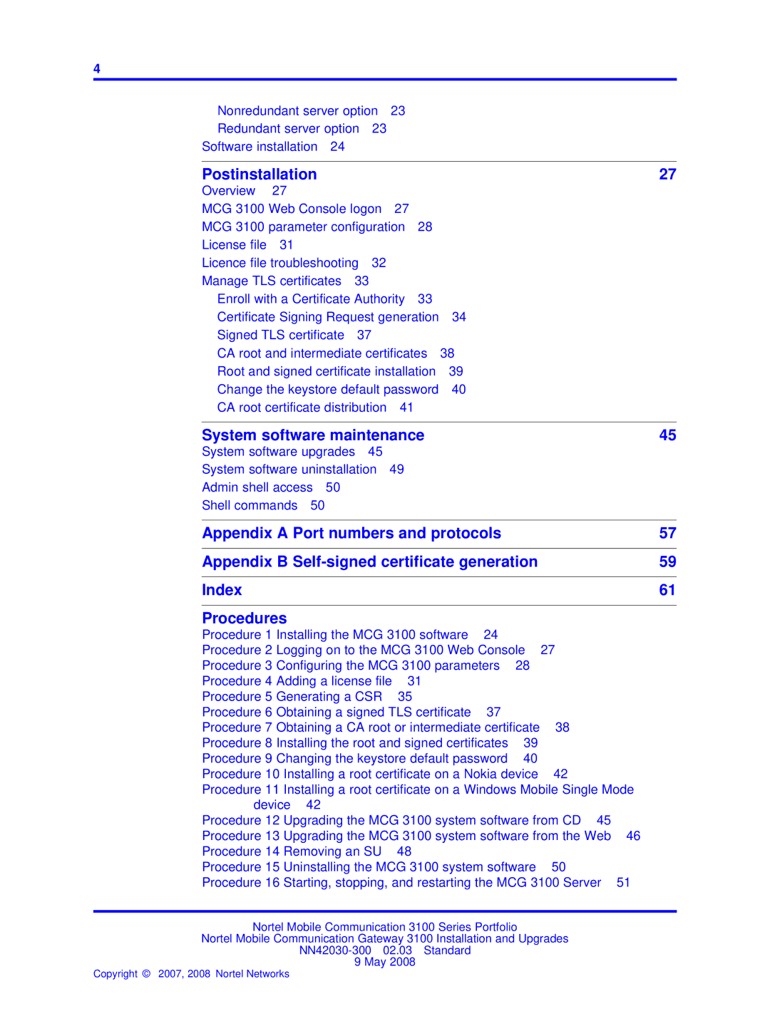 Nortel Networks NN42030-300 manual System software maintenance 