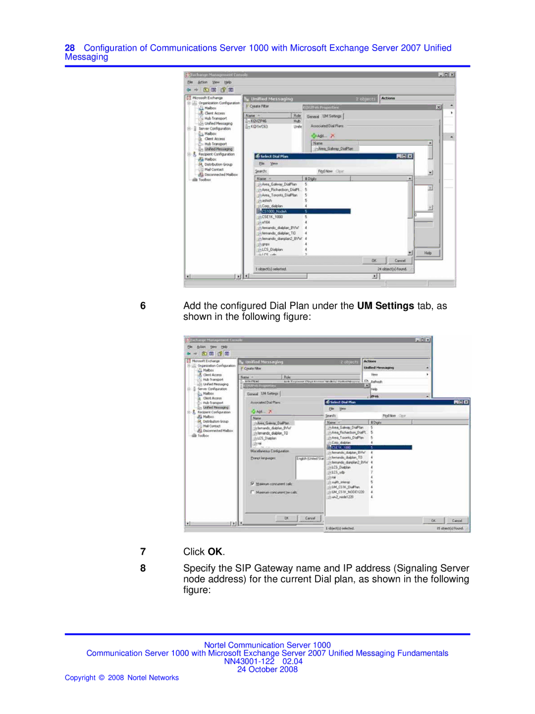 Nortel Networks NN43001-122 manual Copyright 2008 Nortel Networks 